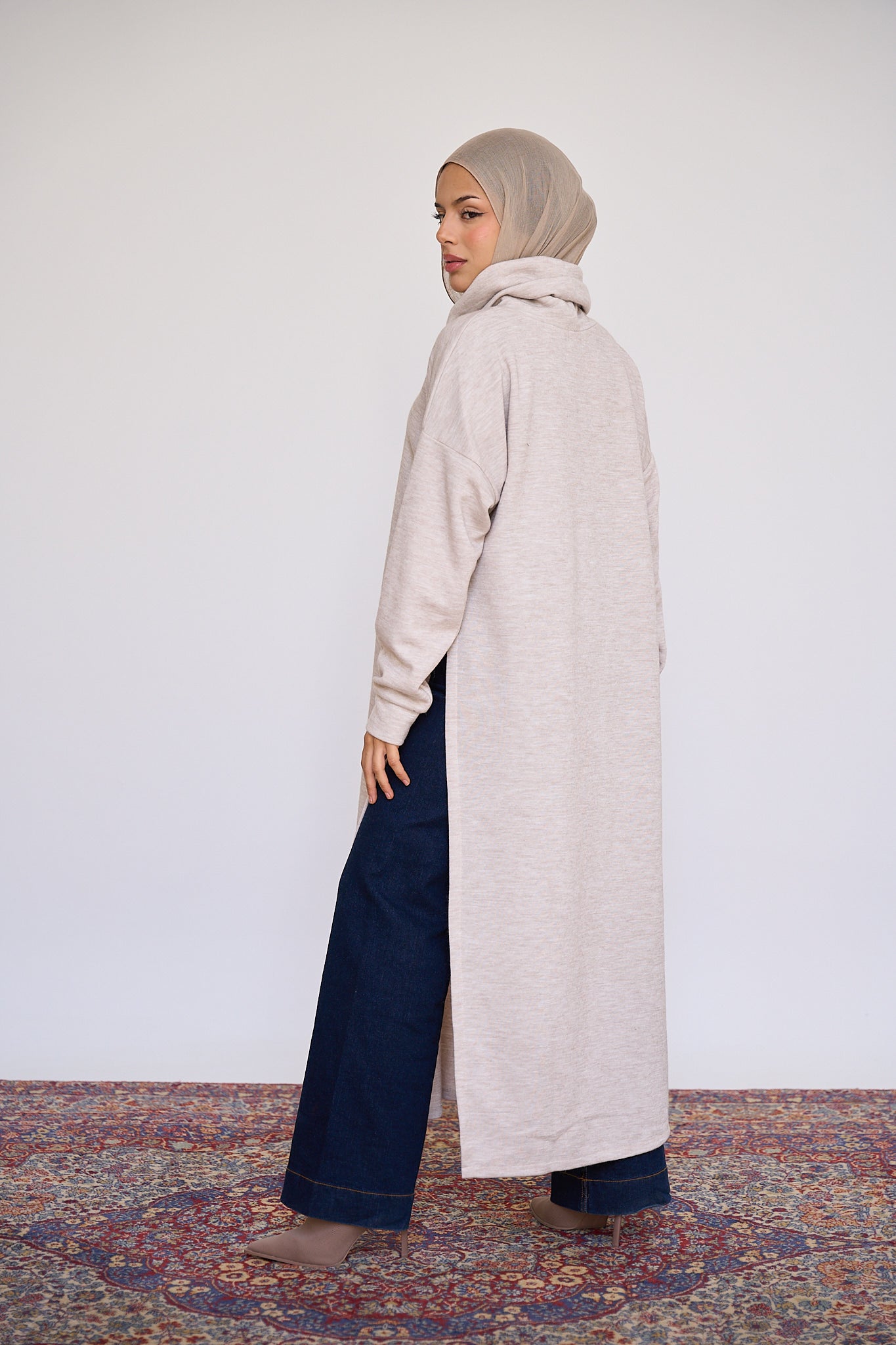Open Sided sweater - Beige