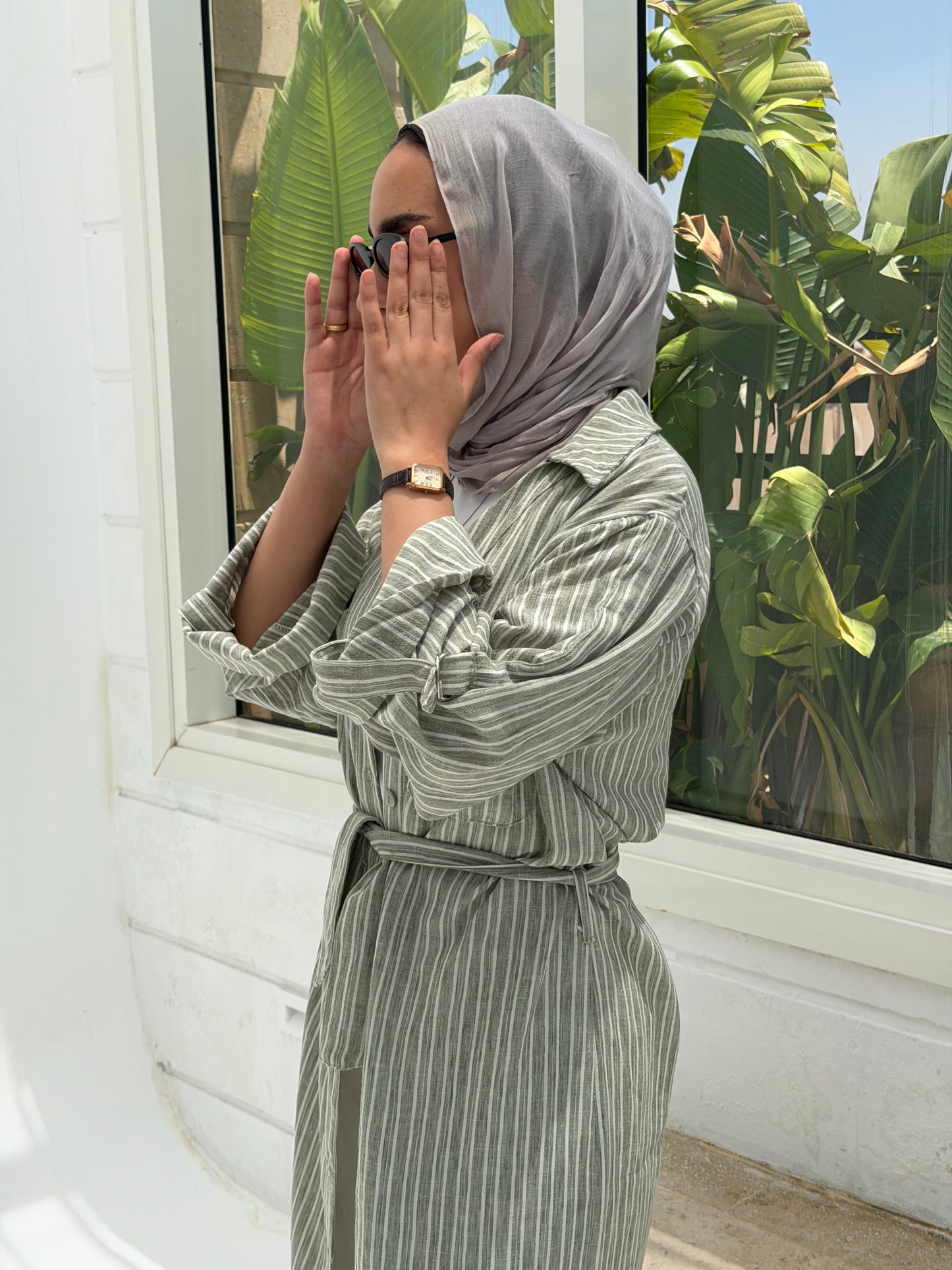 Timeless Striped Shirt - Green