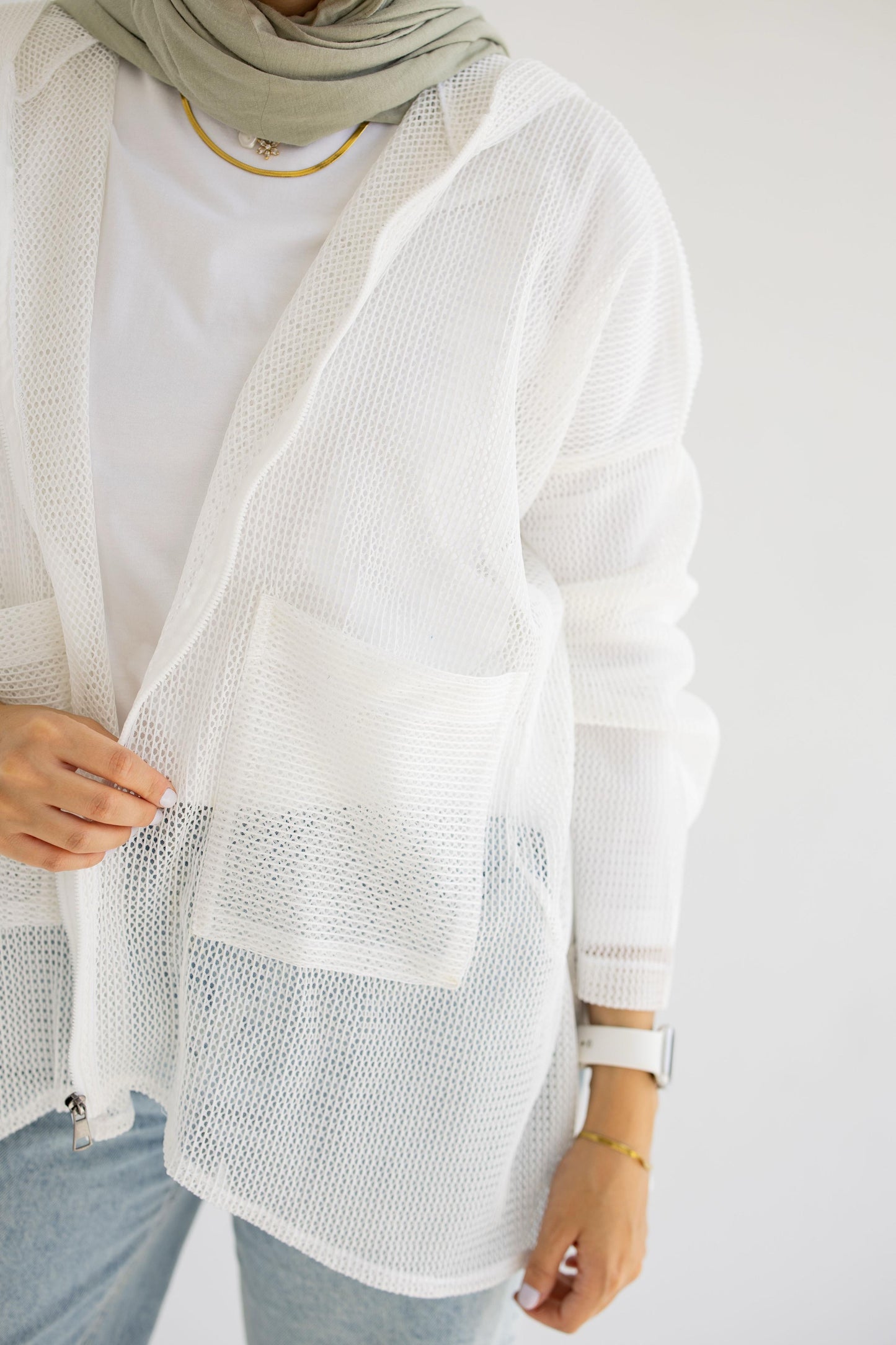Cloudlight Mesh Jacket - White