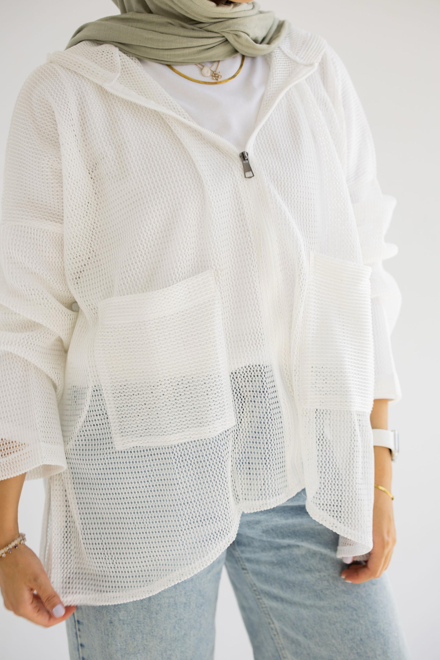 Cloudlight Mesh Jacket - White