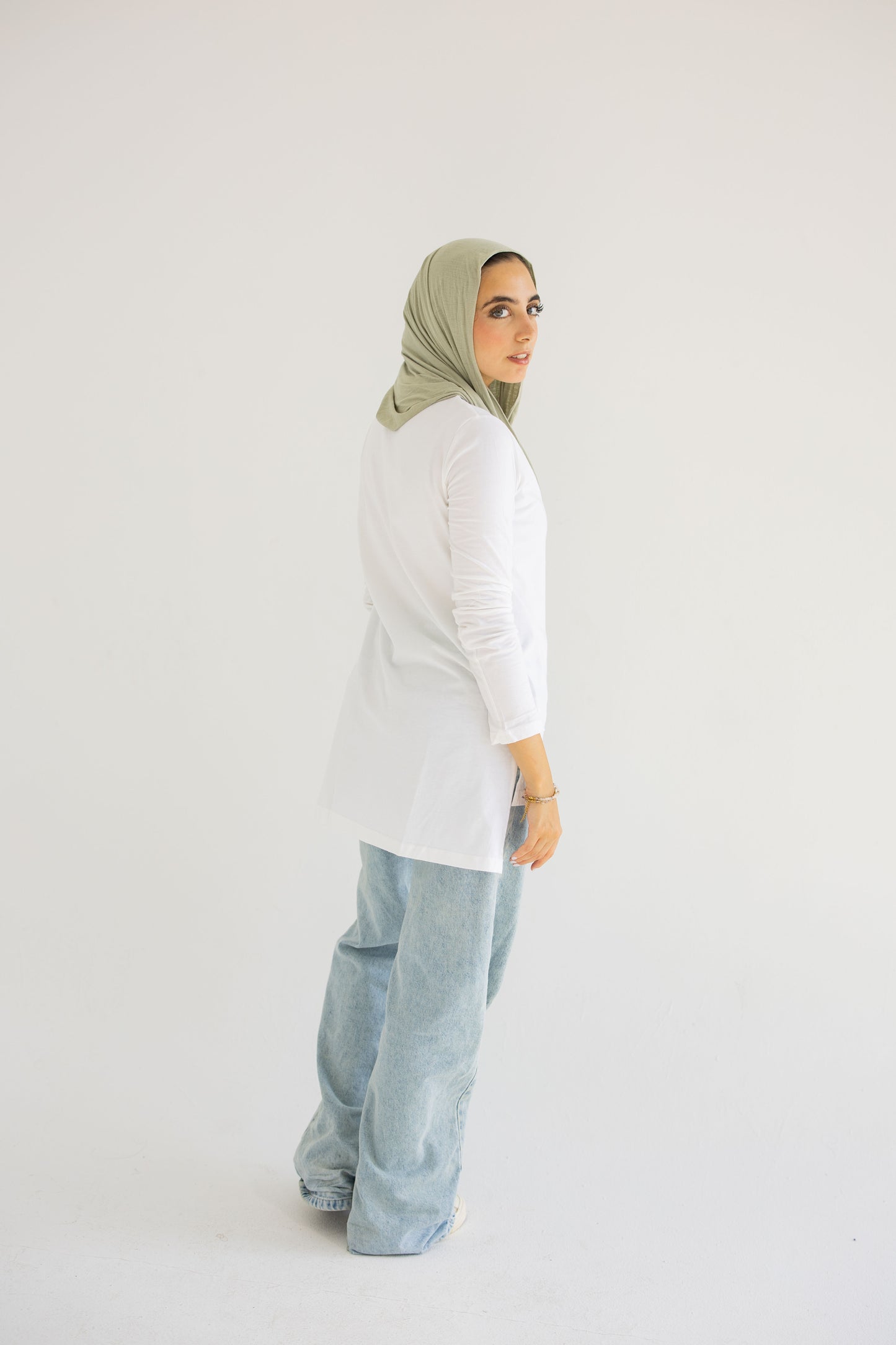 Cotton Basic Top - White