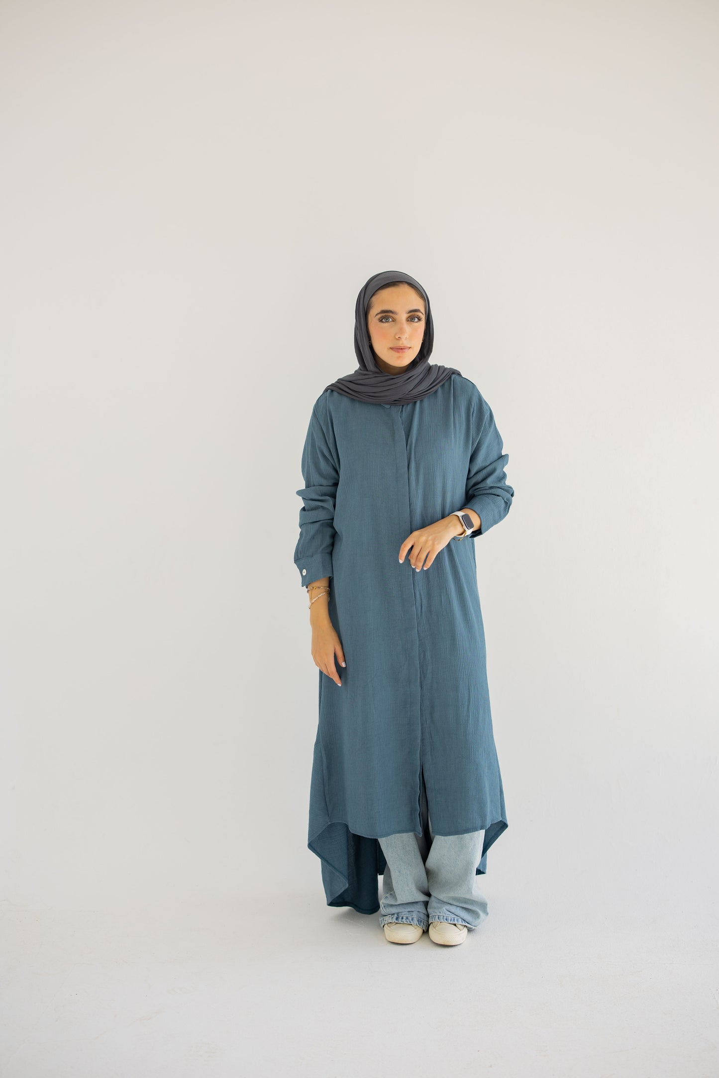Shirt Dress - Teal