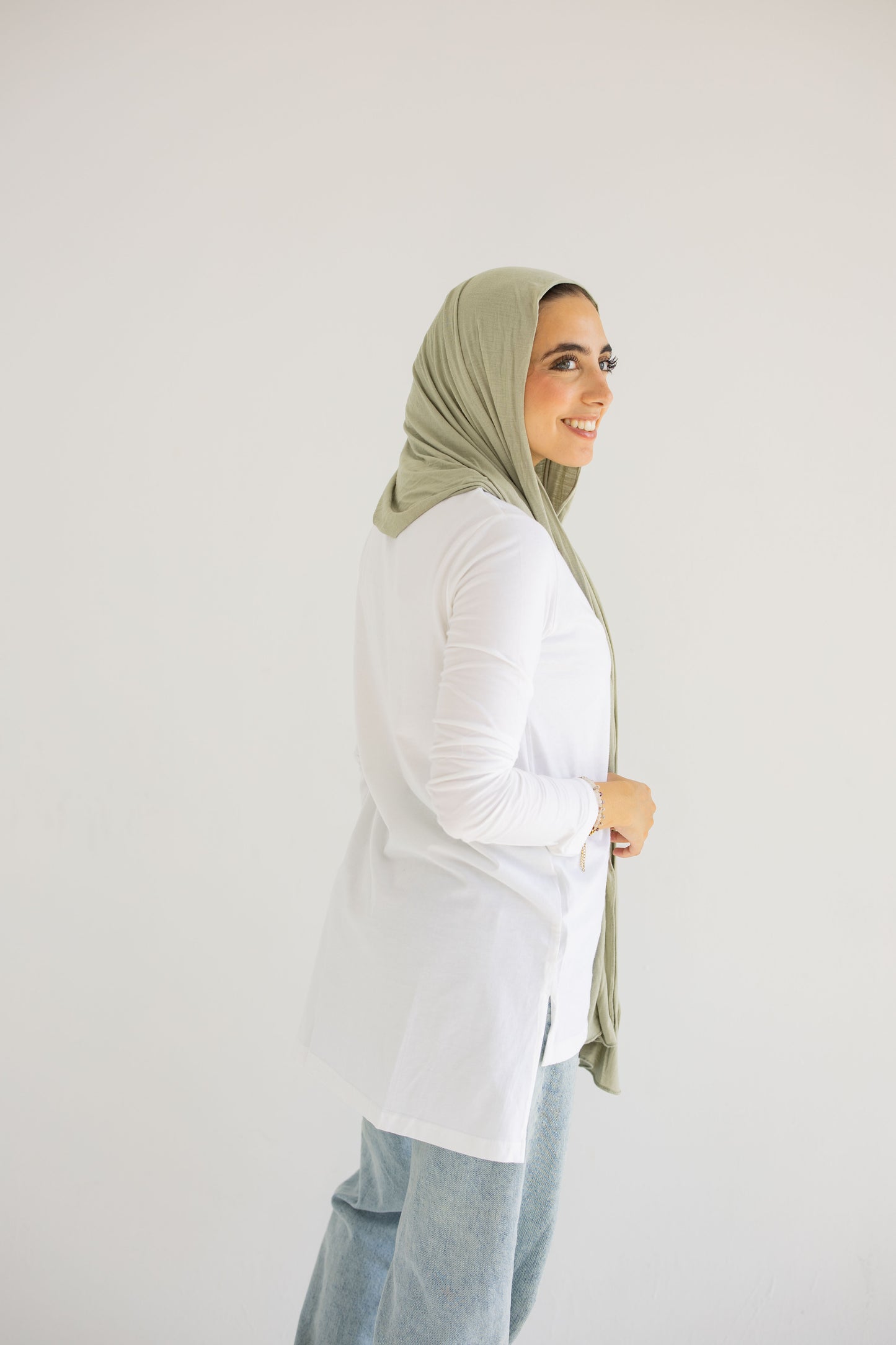 Cotton Basic Top - White