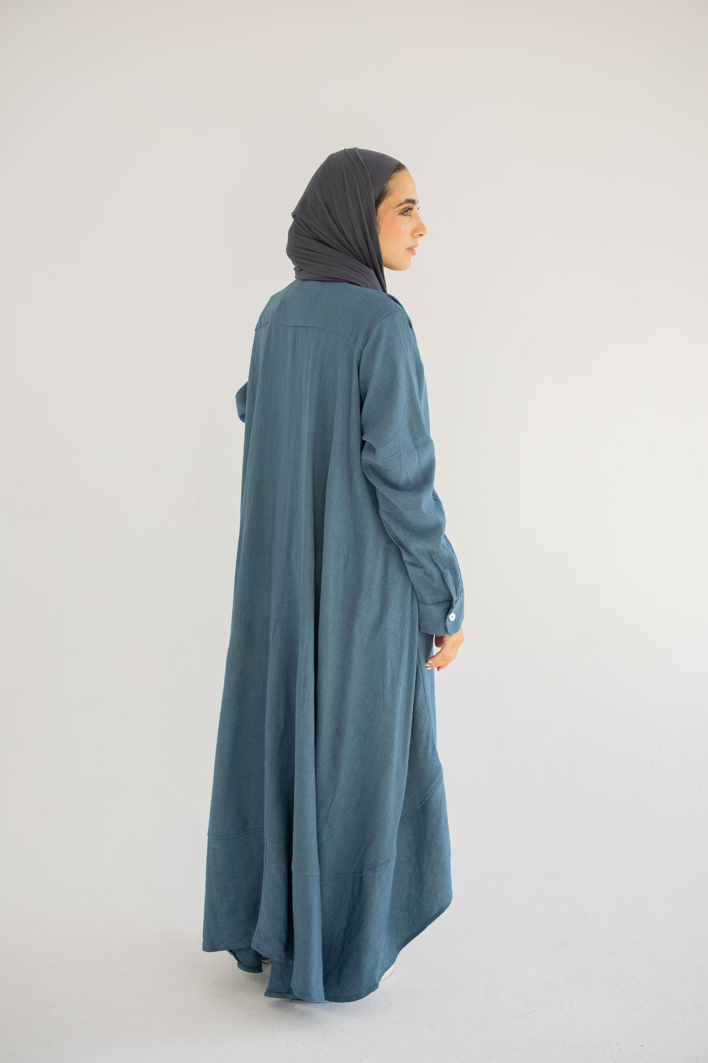 Shirt Dress - Teal