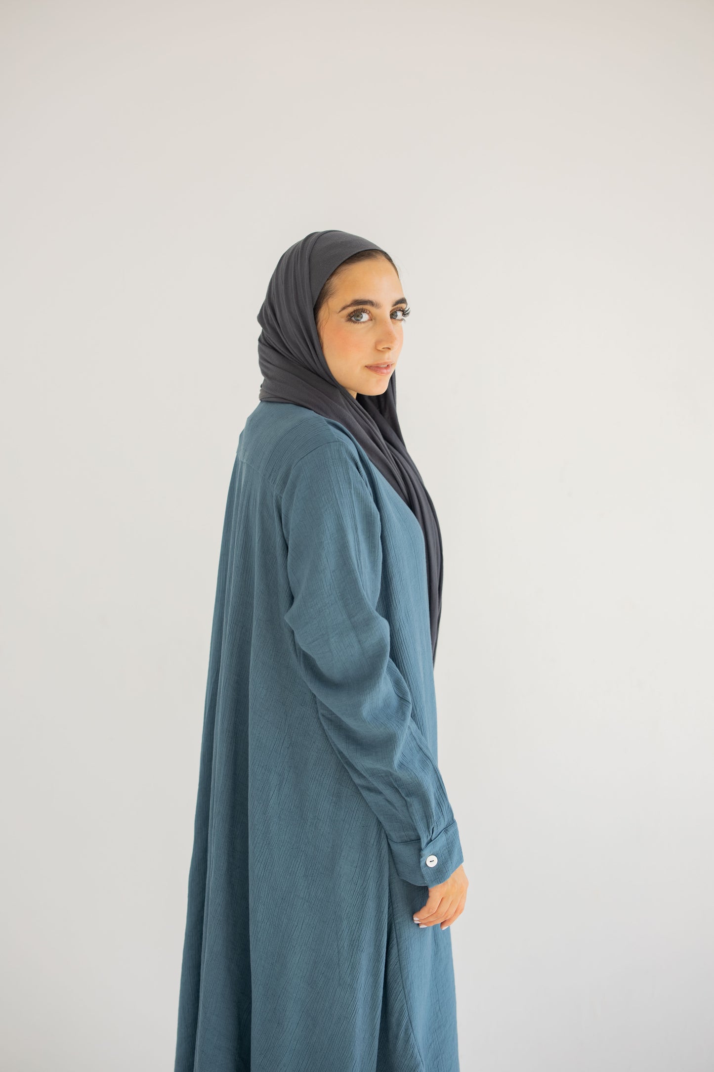 Shirt Dress - Teal