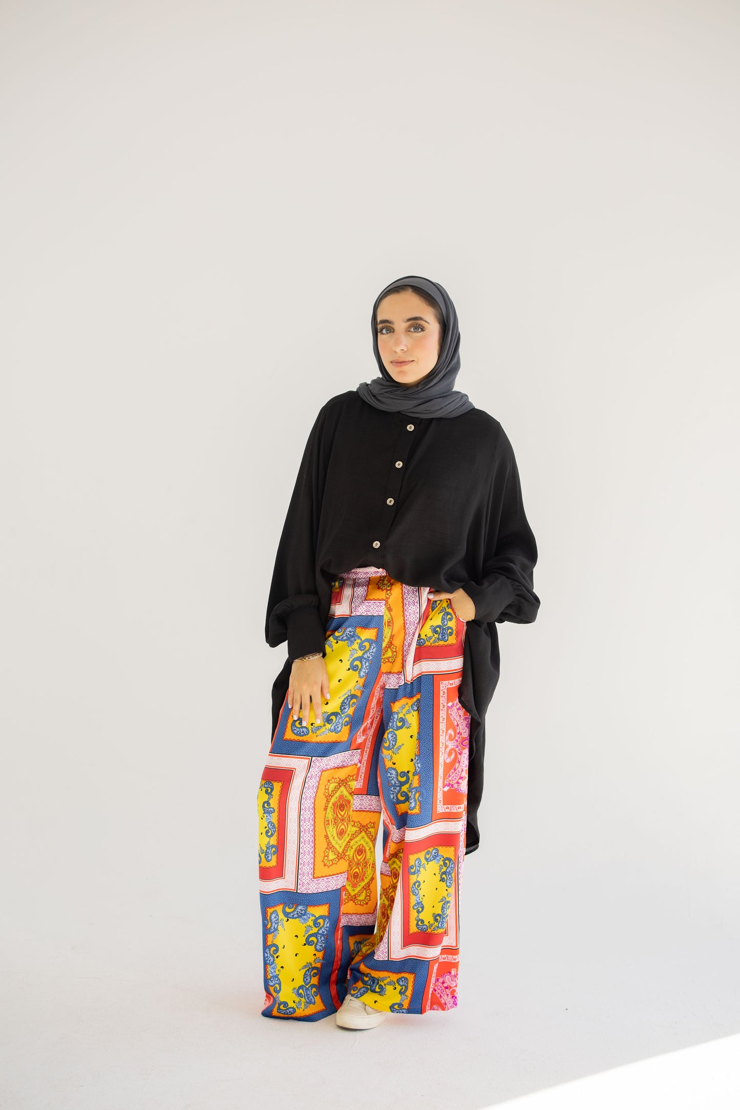 Citrine Silk Pants