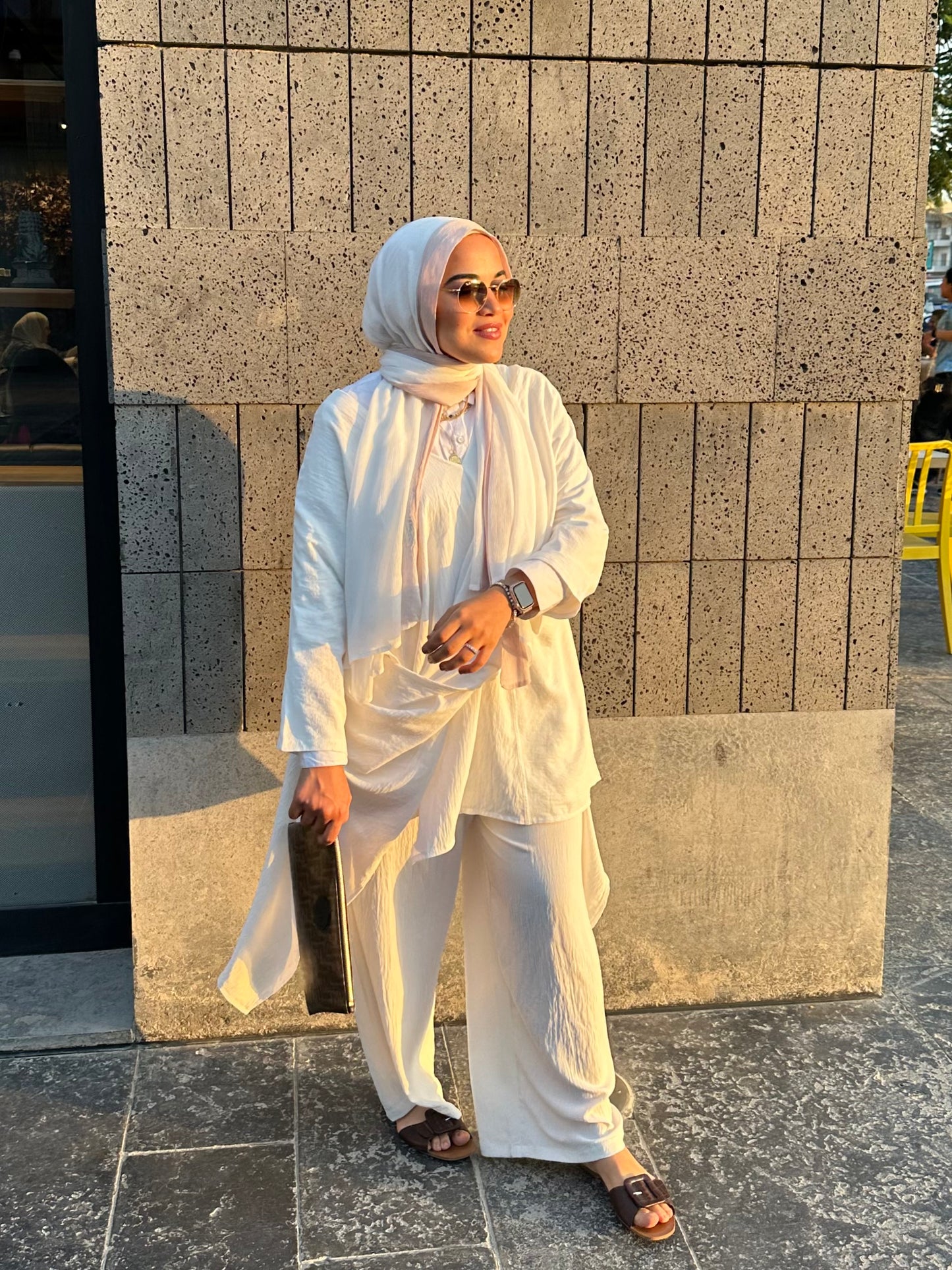 Wrapped Bow set - White