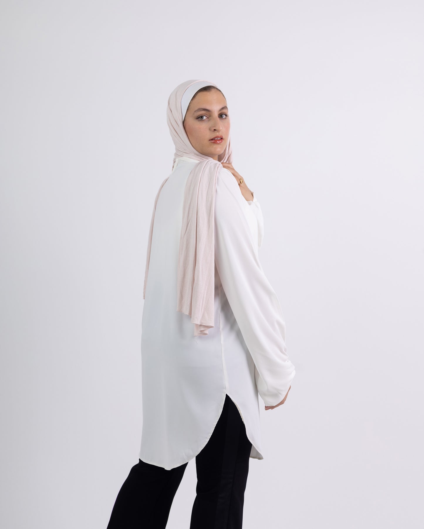 Puffed Basic Blouse - White