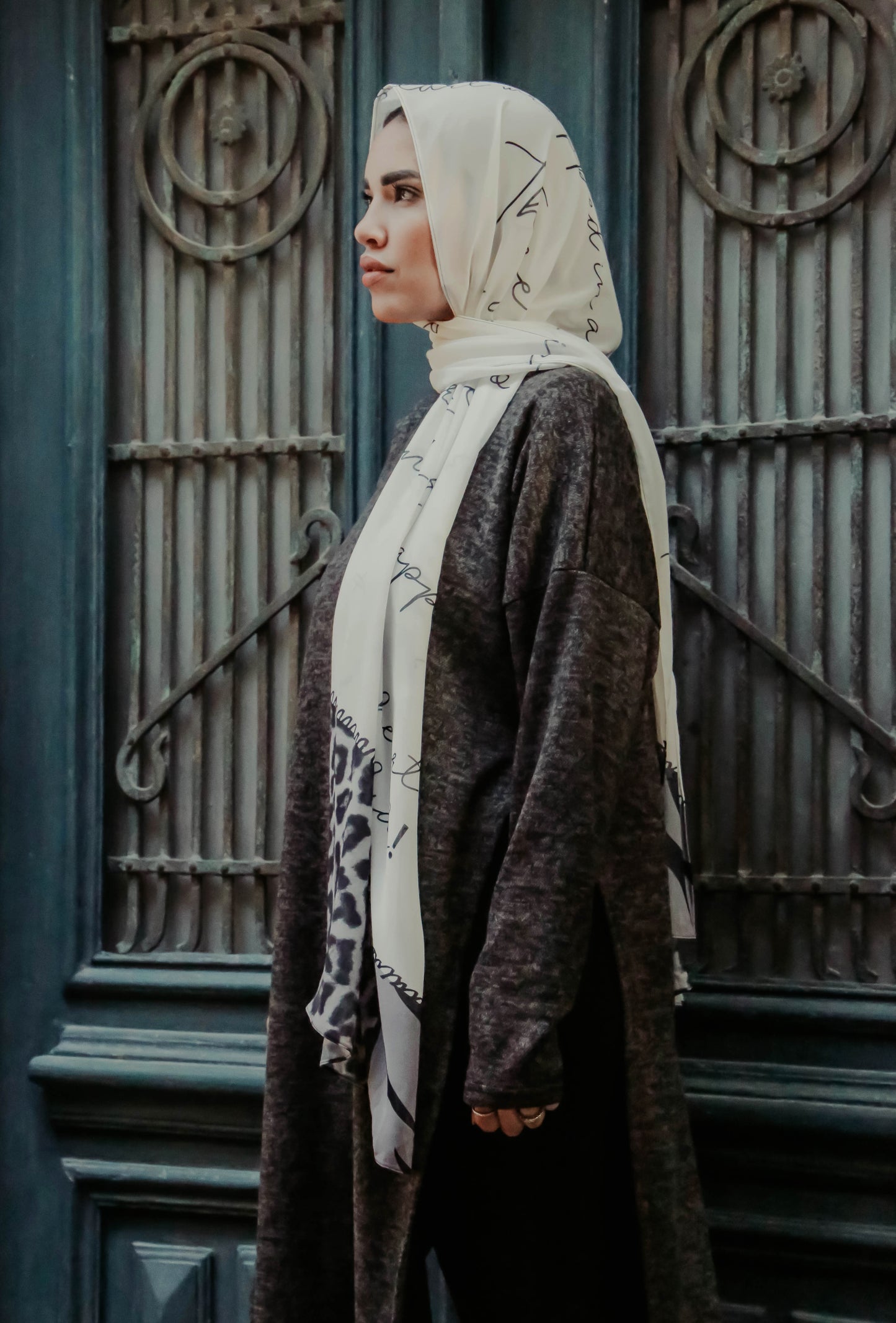 Open-sided Top - Dark Grey