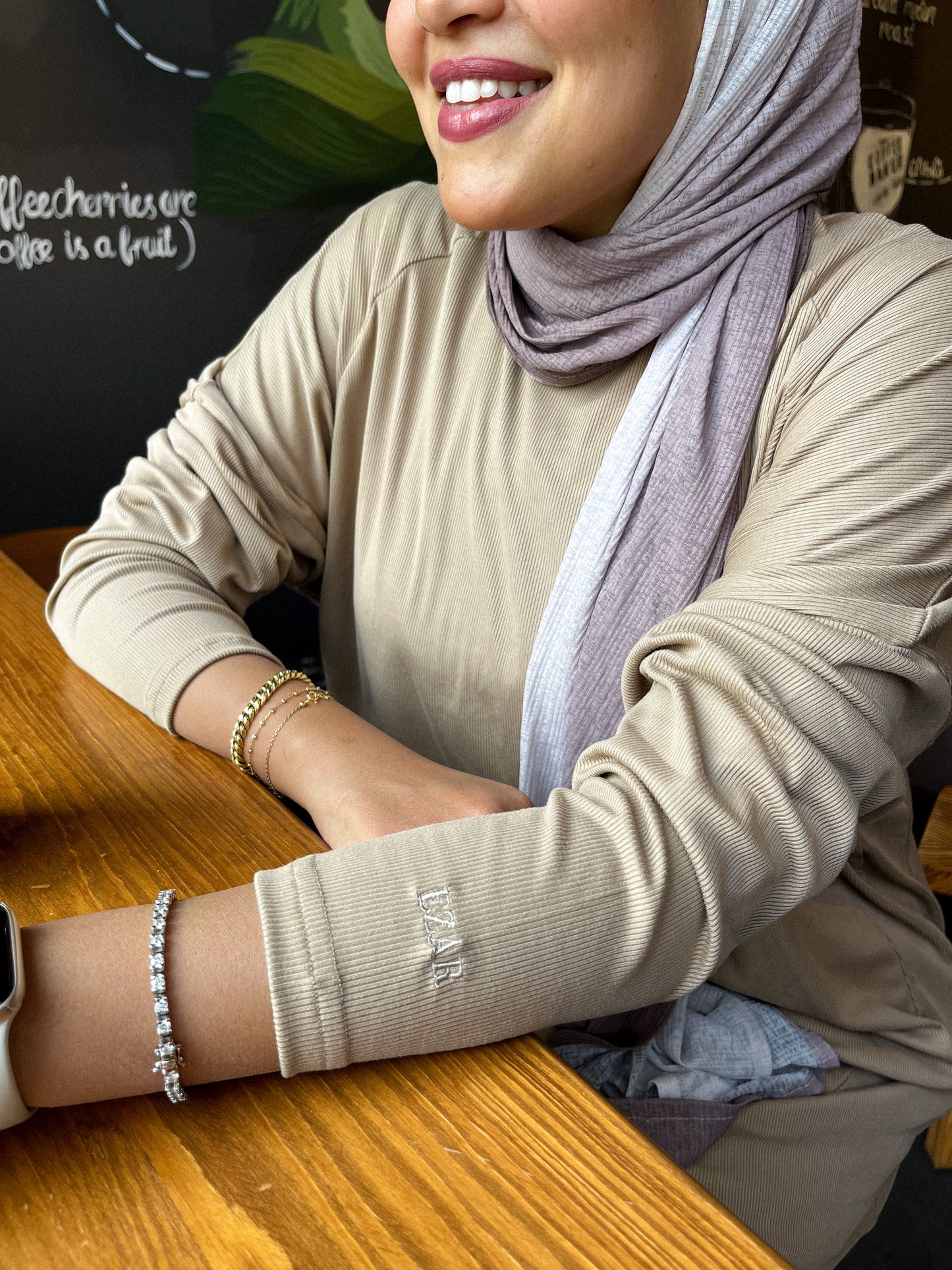 Cotton butterfly top - Beige