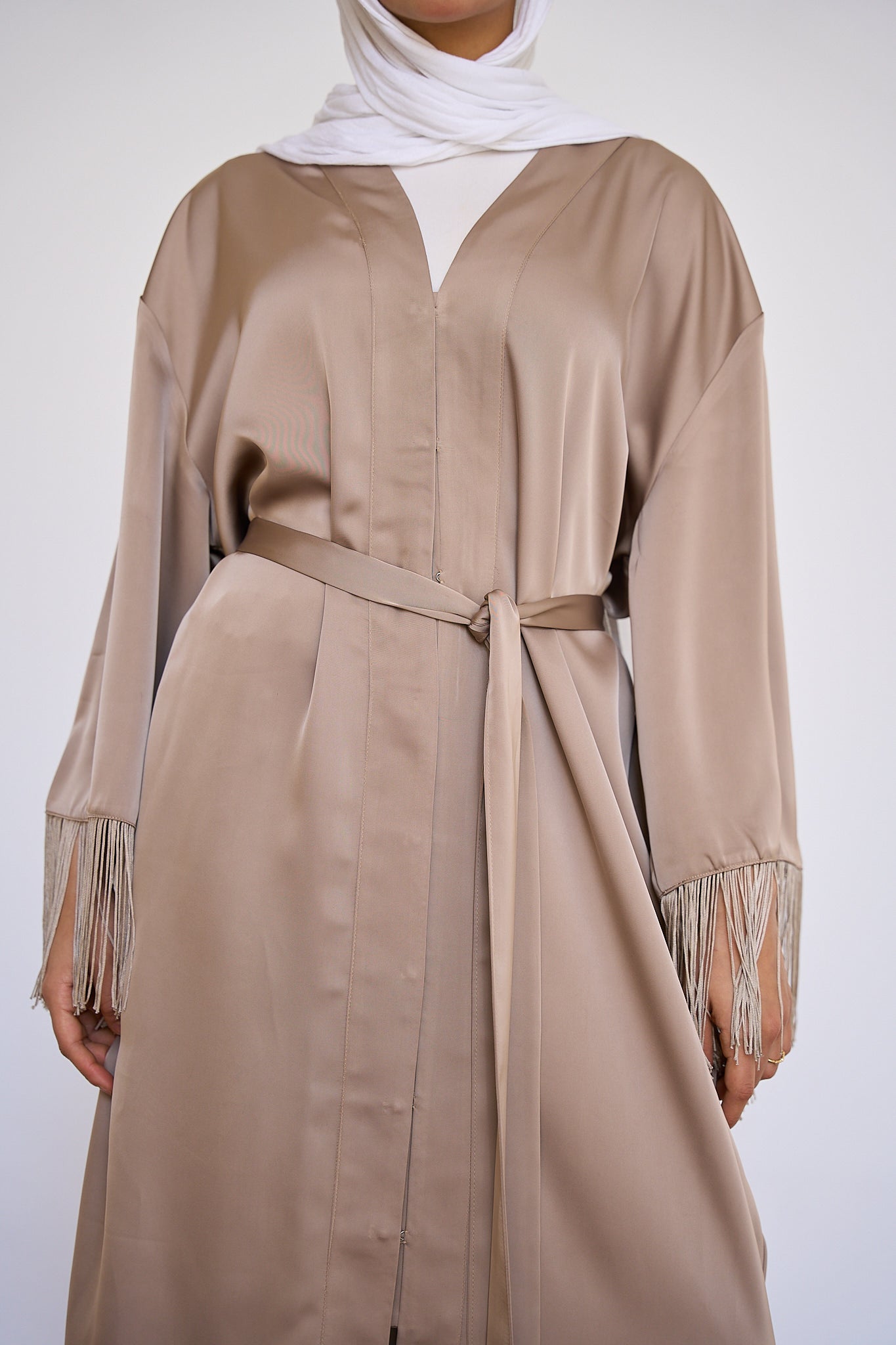 Tassel Abaya - Gold