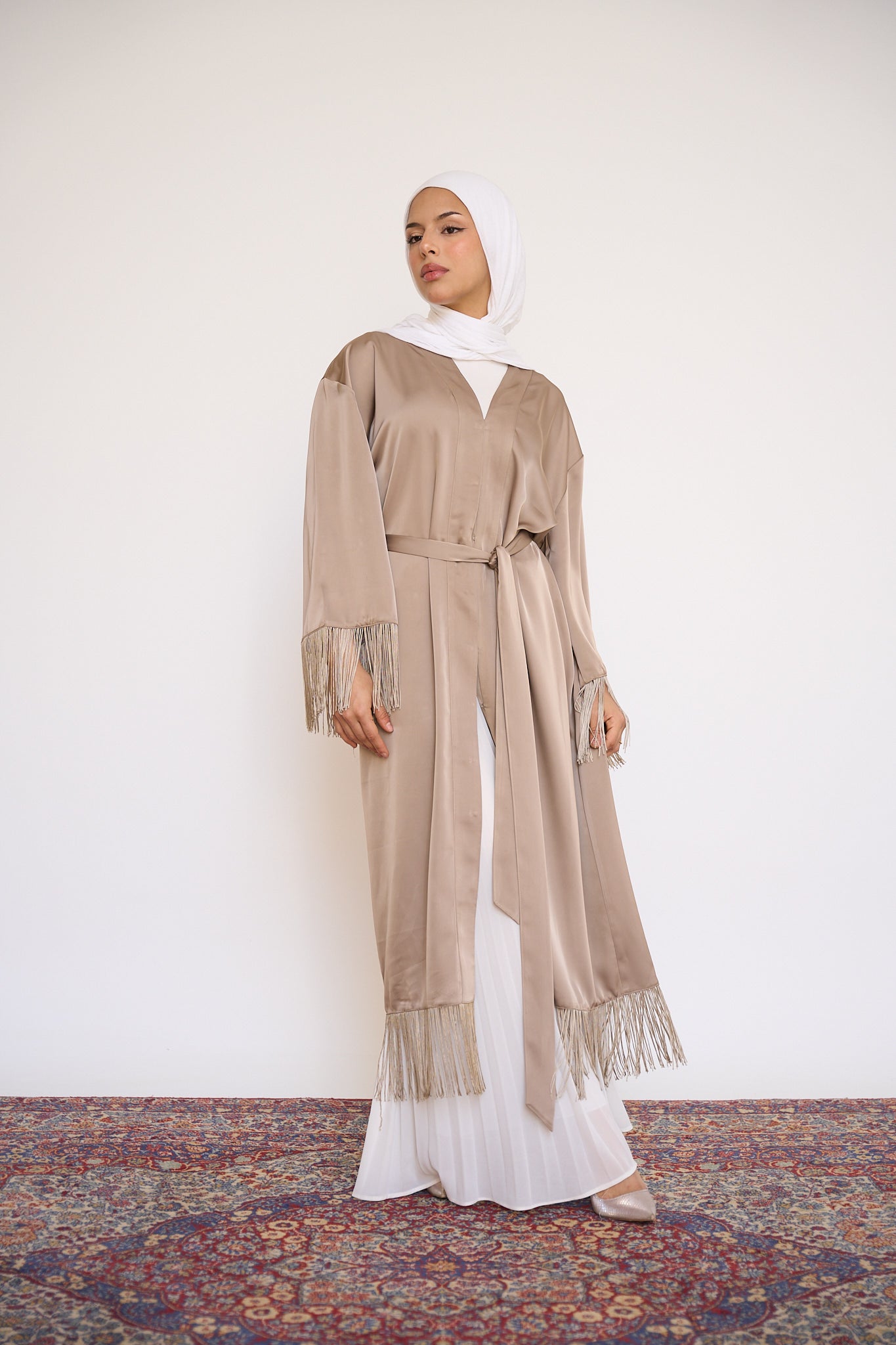 Tassel Abaya - Gold