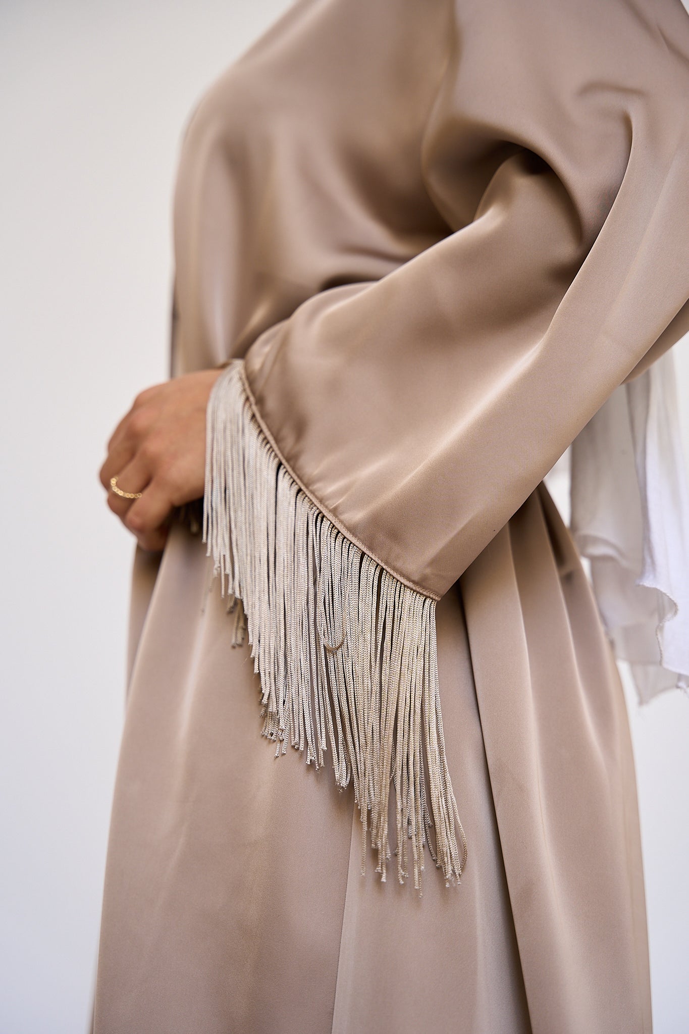 Tassel Abaya - Gold