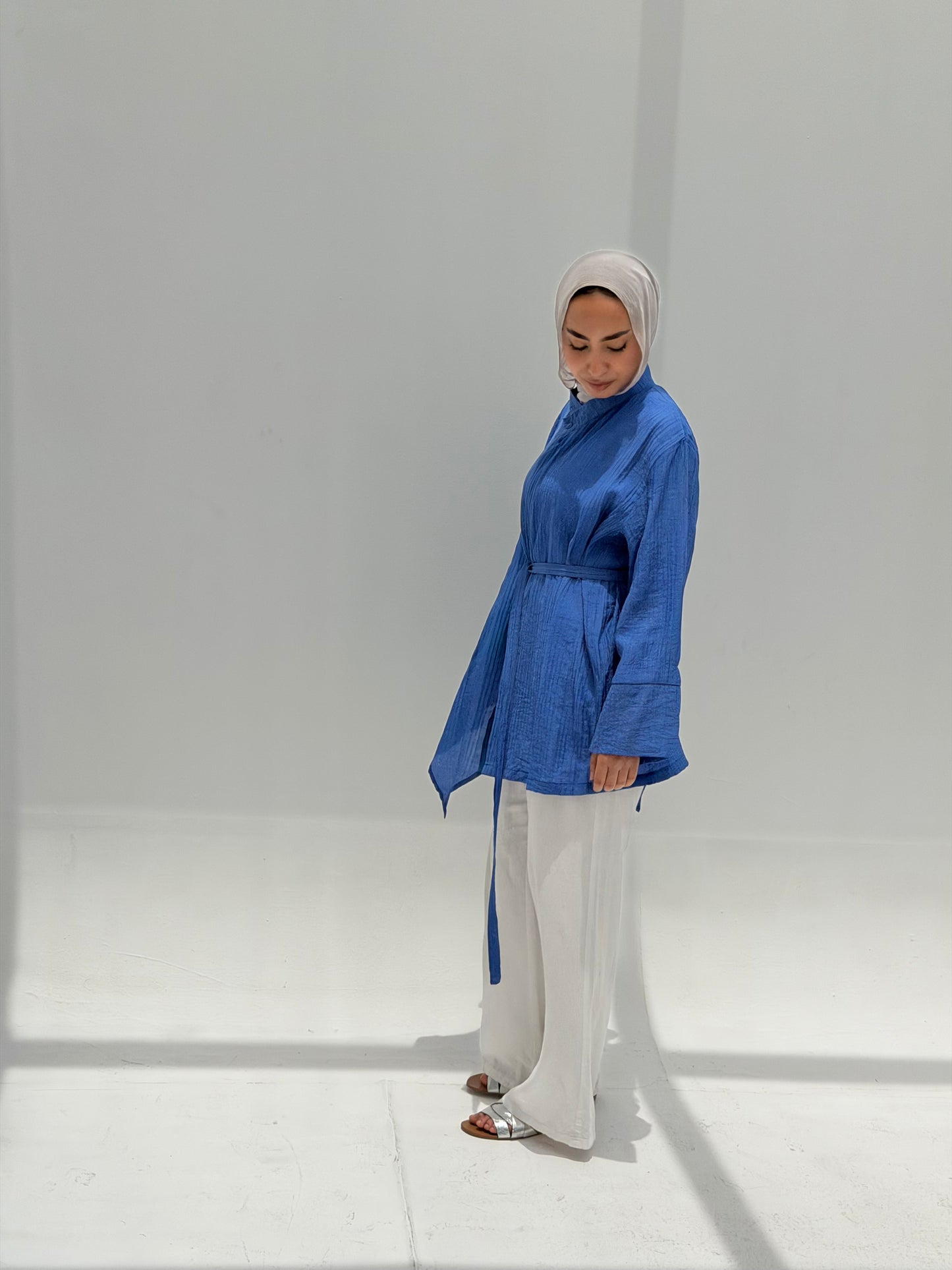Wavy Blouse - Blue
