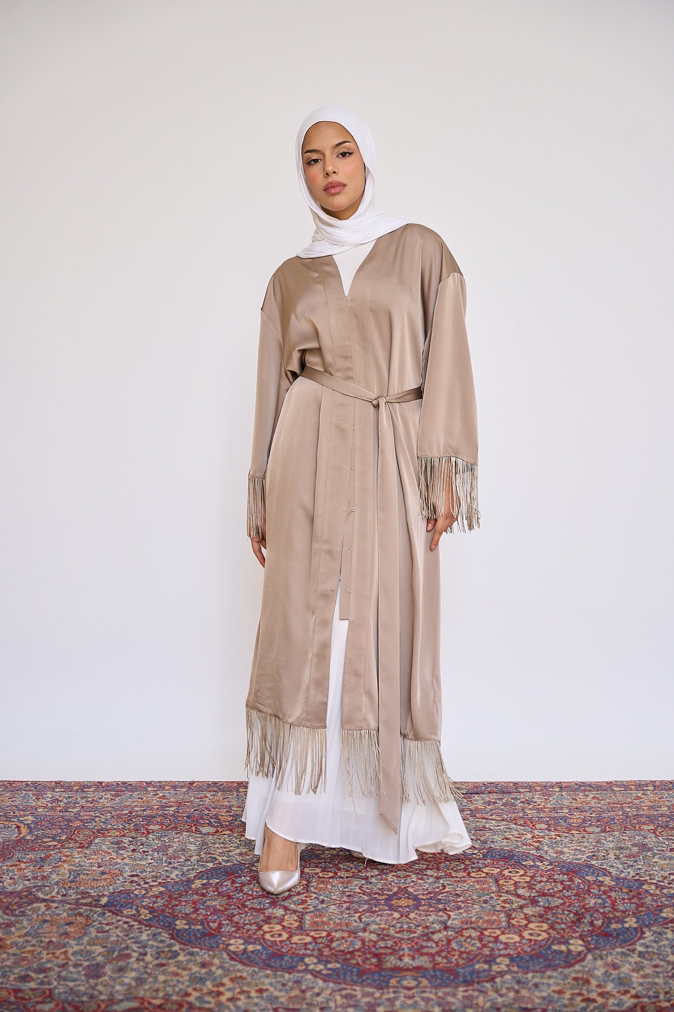 Tassel Abaya - Gold