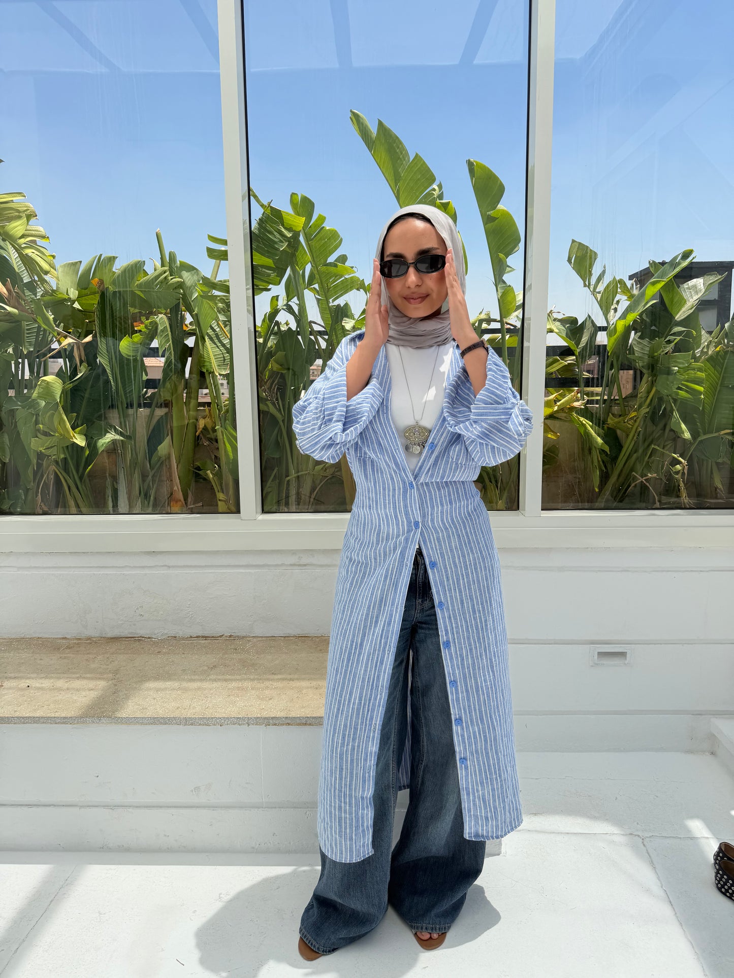 Timeless Striped Shirt  - Blue