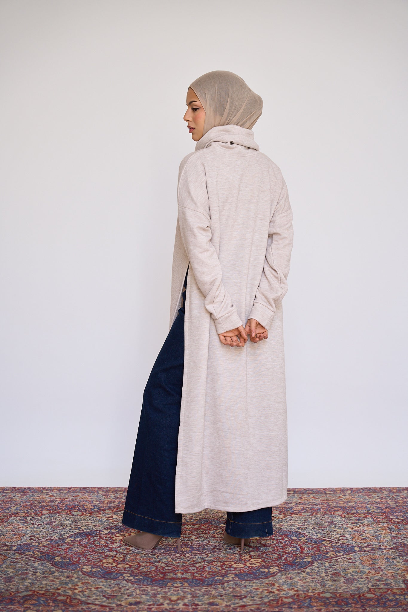 Open Sided sweater - Beige