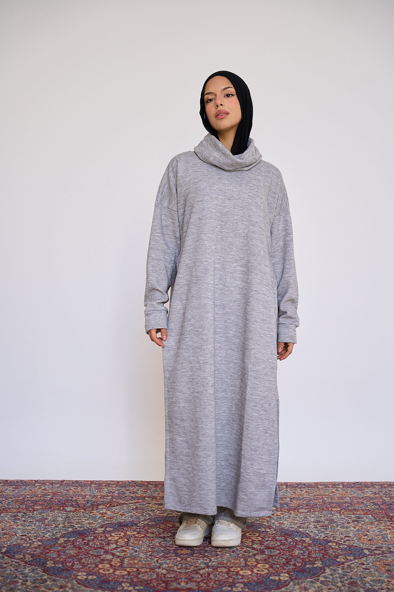 Open Sided sweater - Grey