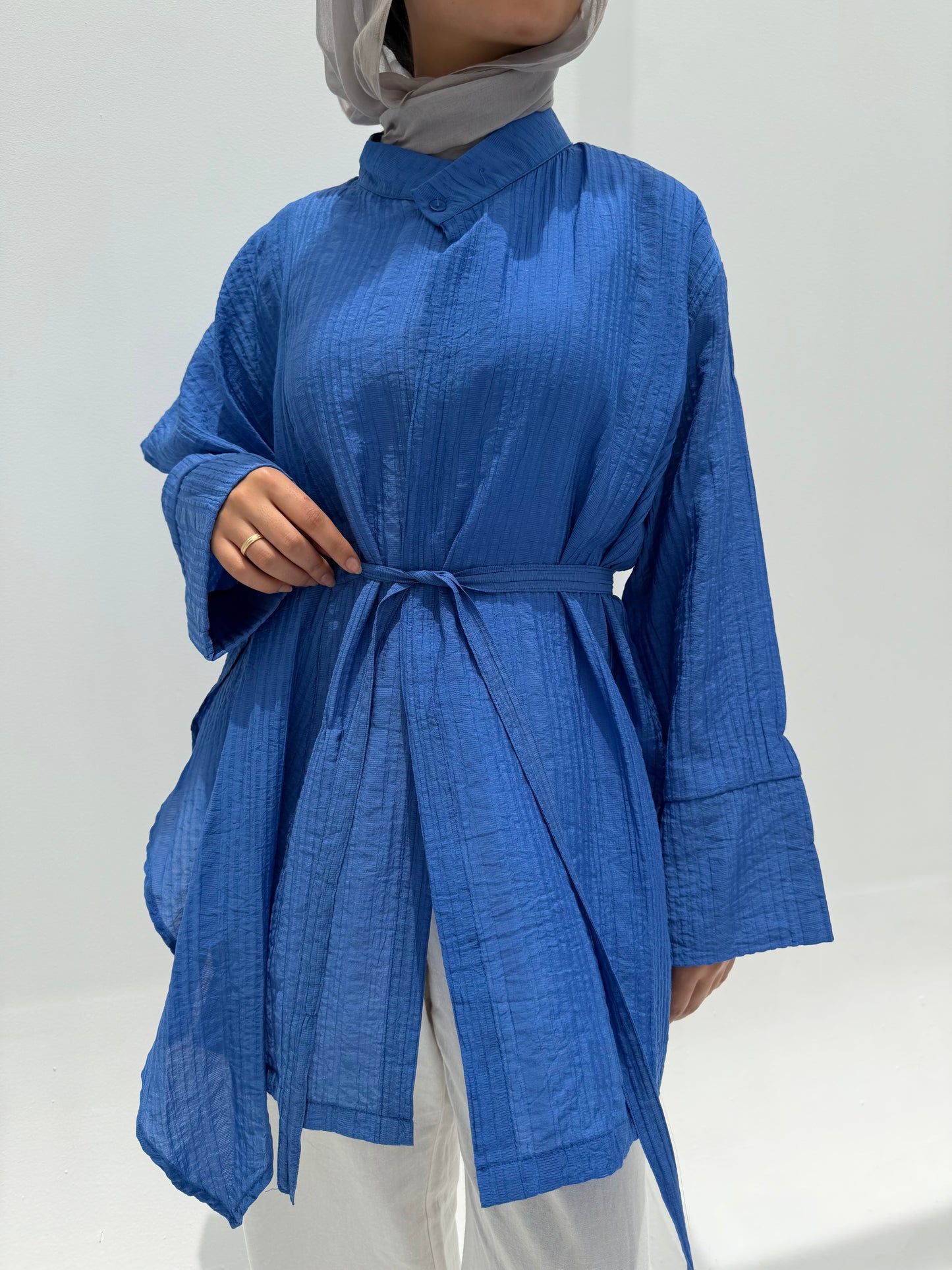 Wavy Blouse - Blue