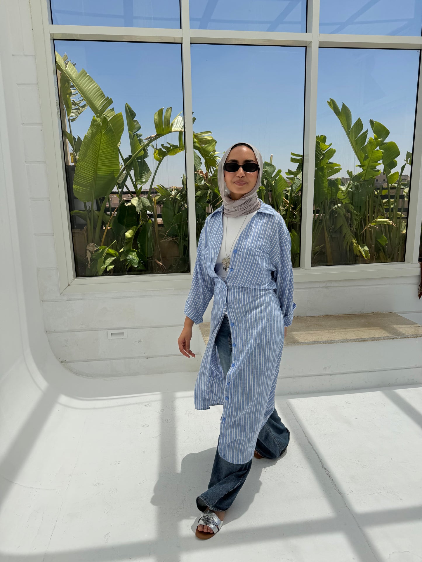 Timeless Striped Shirt  - Blue