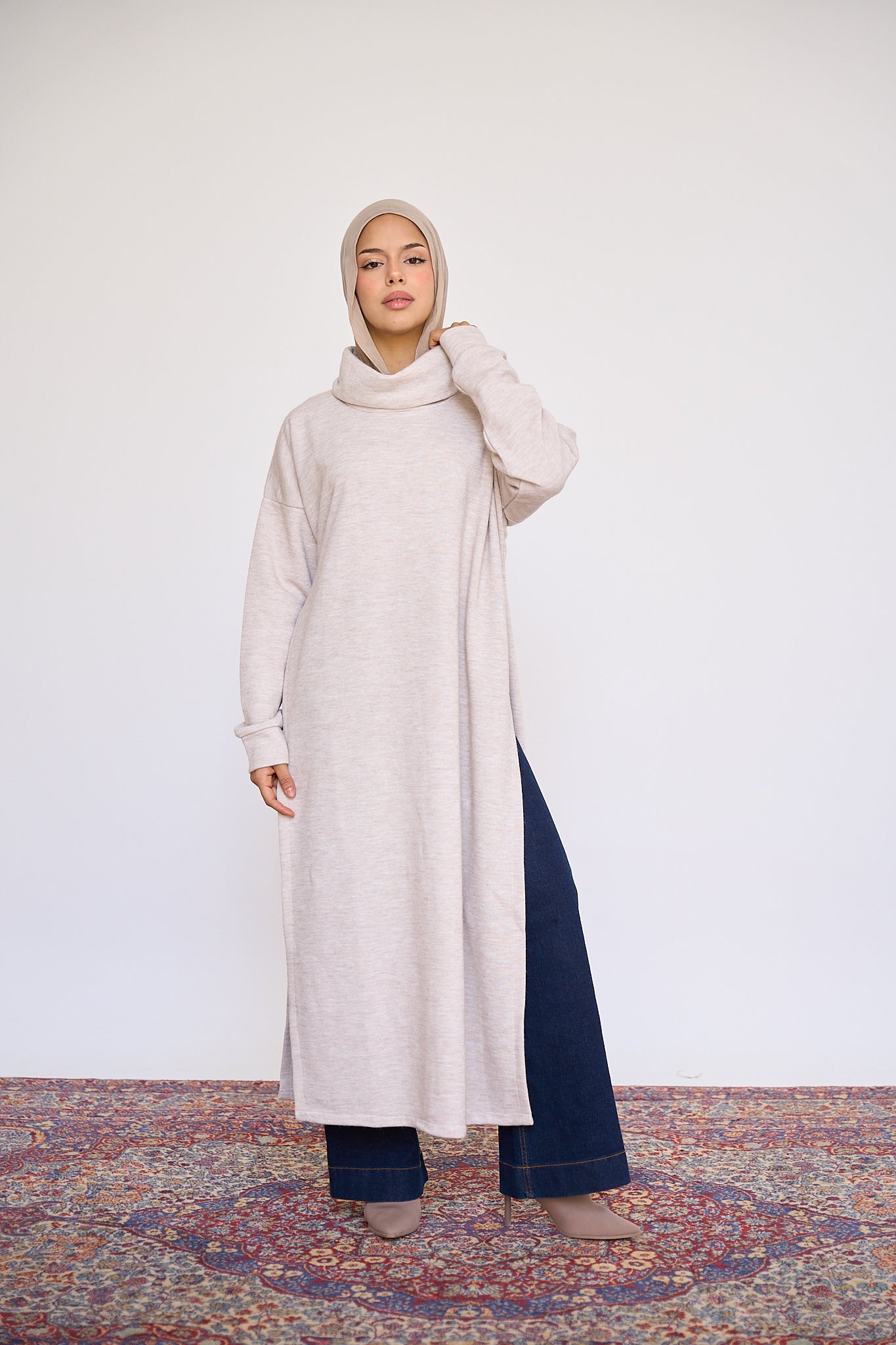 Open Sided sweater - Beige