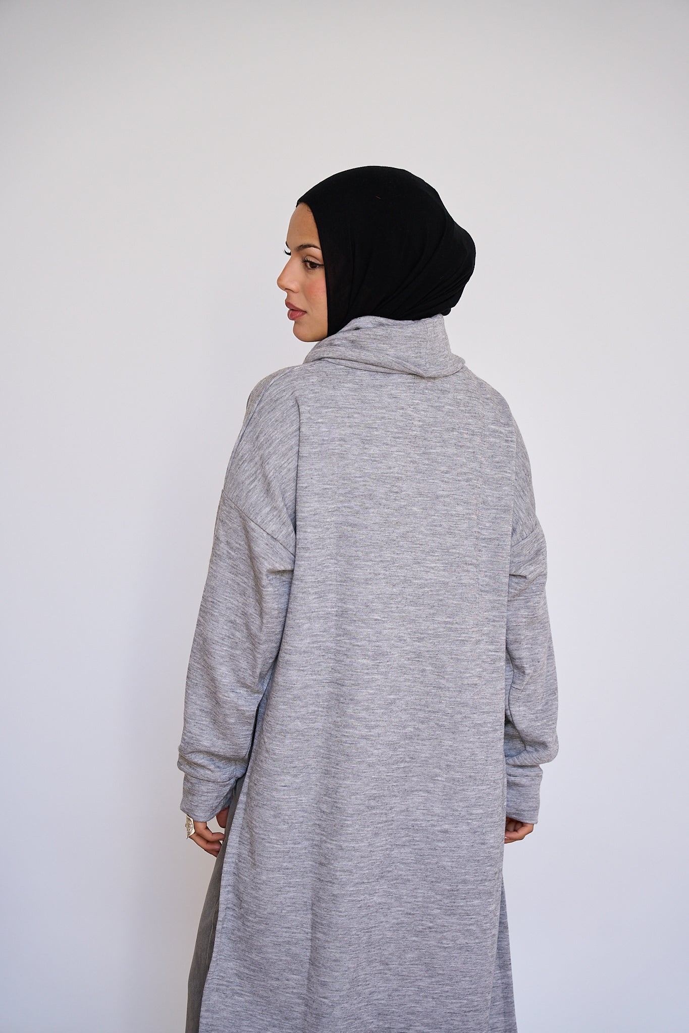 Open Sided sweater - Grey