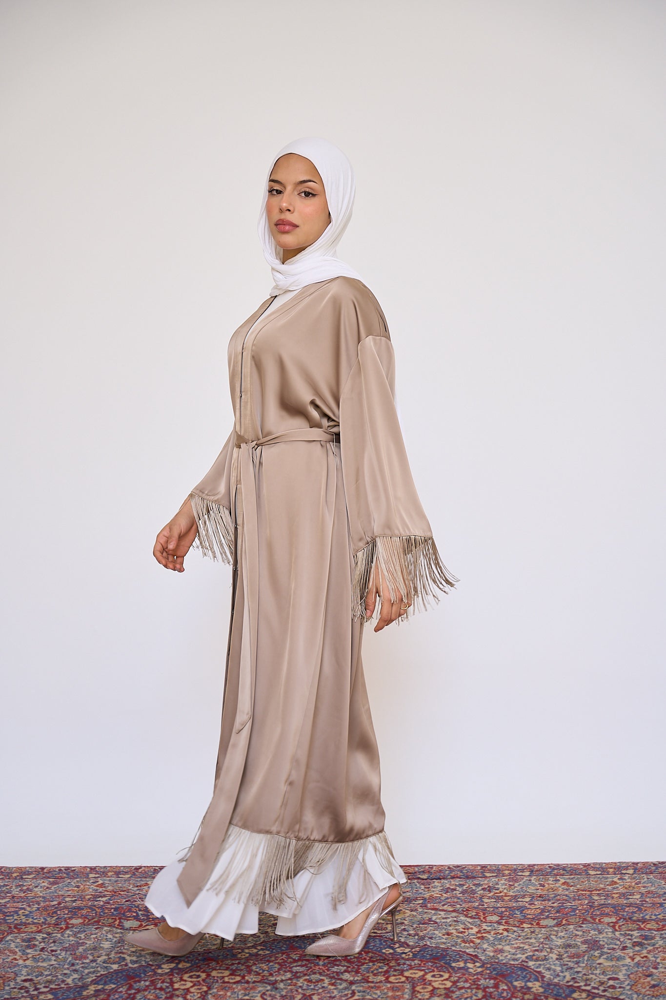 Tassel Abaya - Gold
