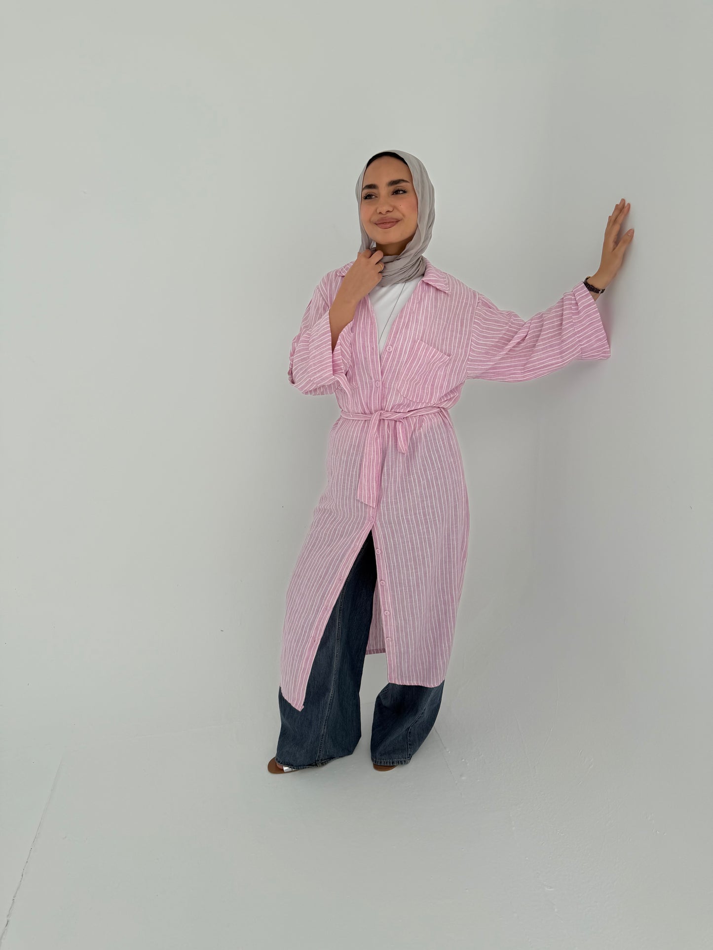 Timeless Striped Shirt  - Pink