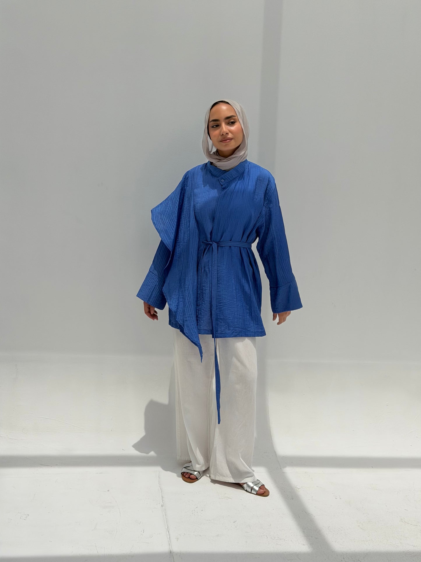 Wavy Blouse - Blue