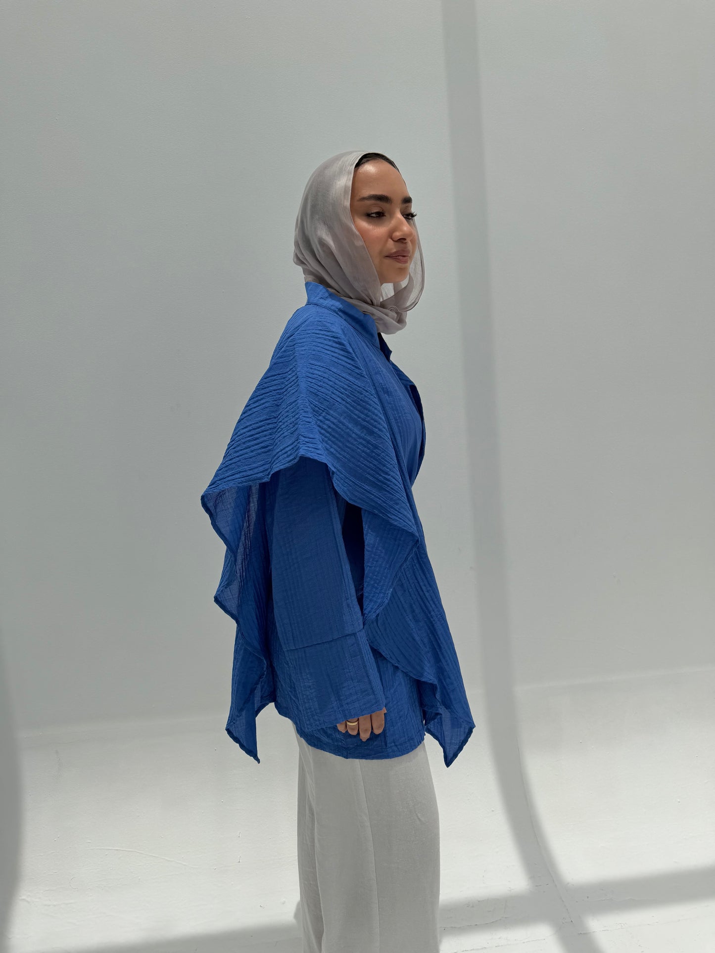 Wavy Blouse - Blue