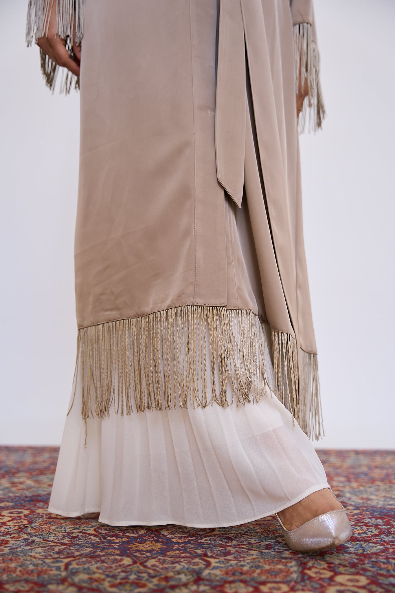 Tassel Abaya - Gold
