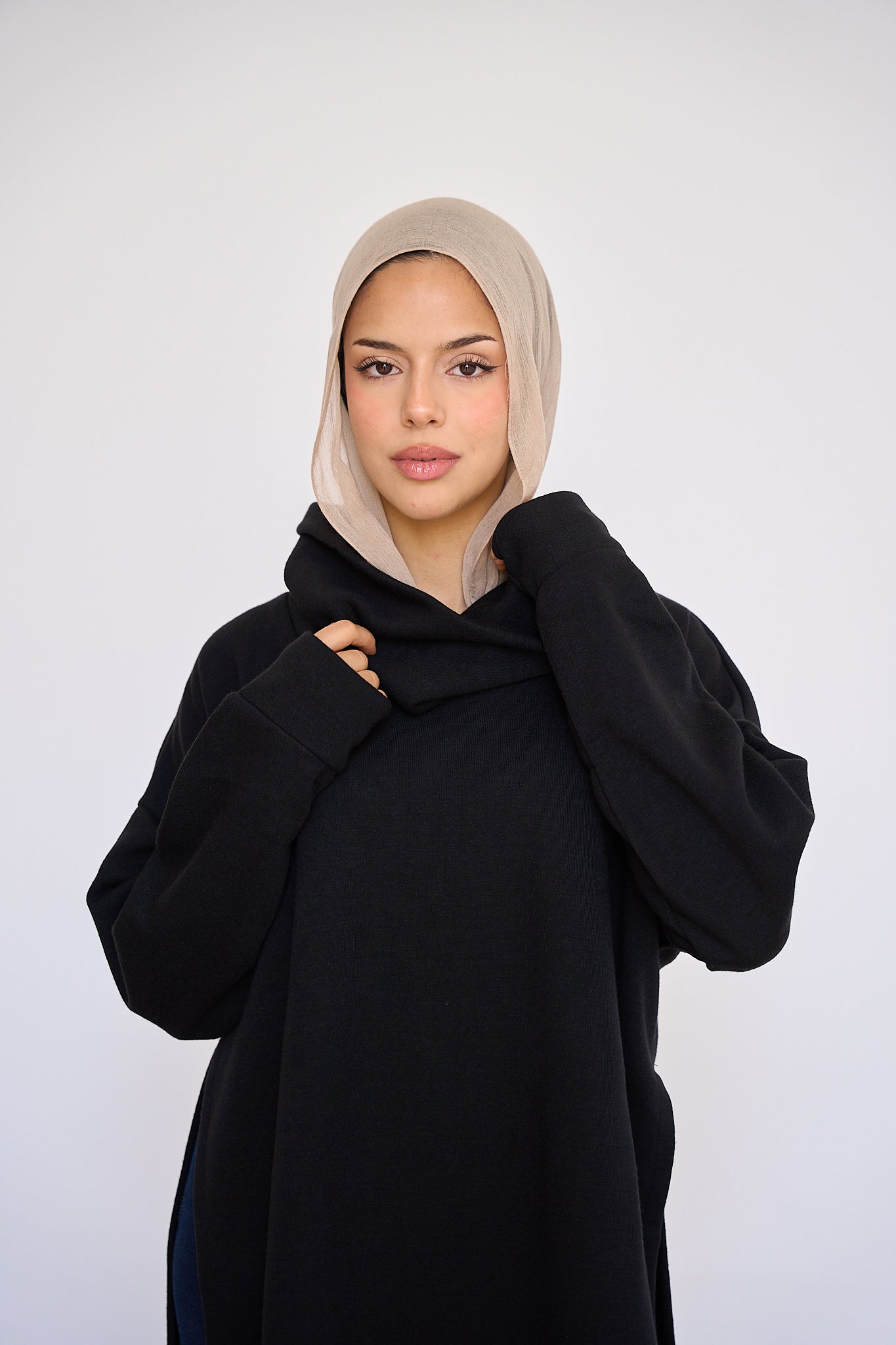 Open Sided sweater - Black