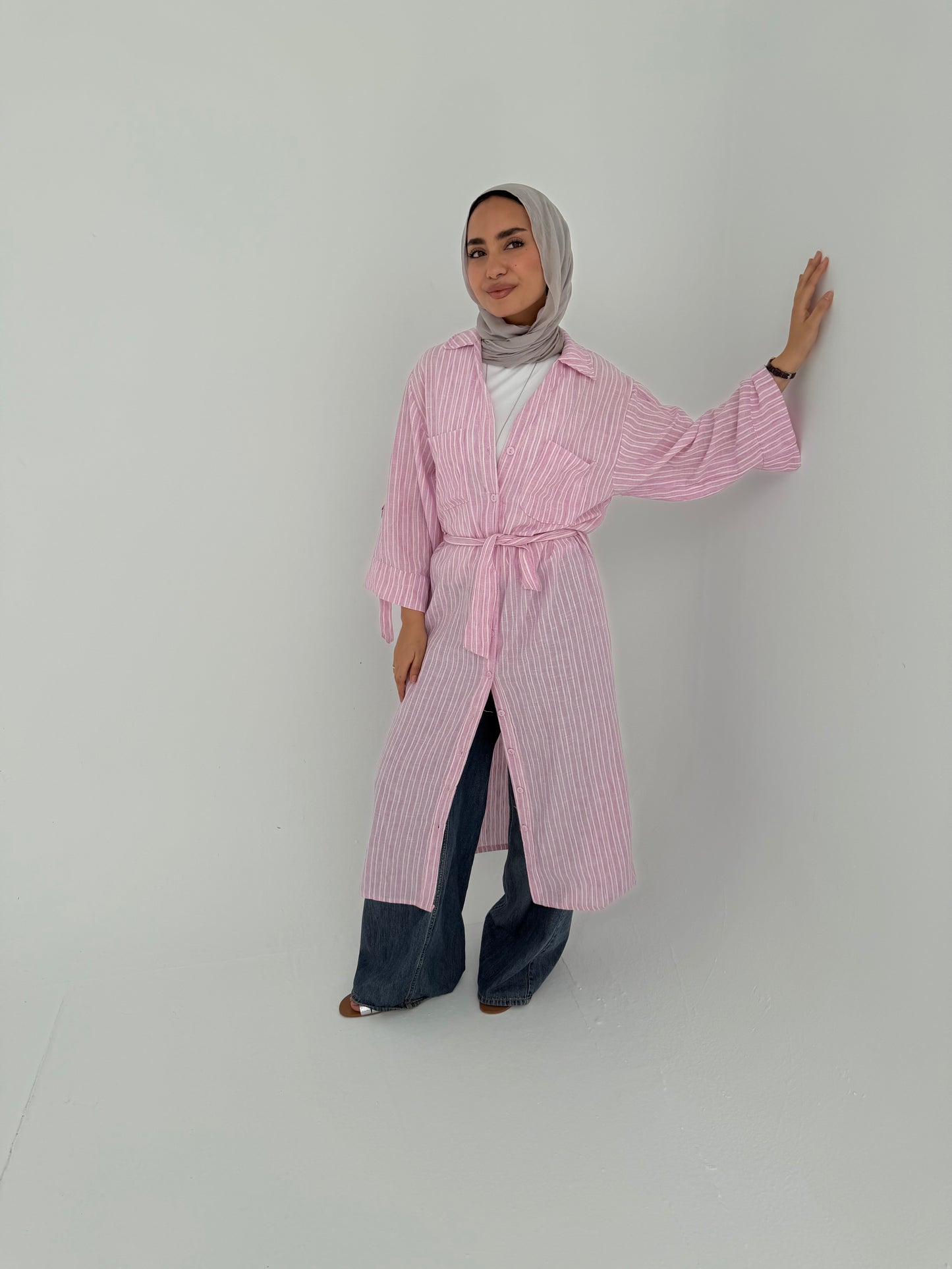 Timeless Striped Shirt  - Pink
