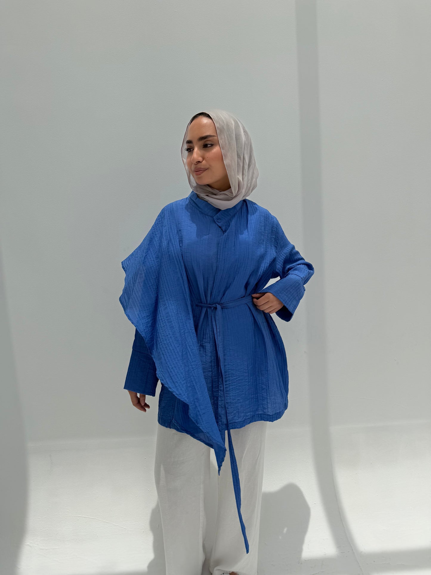 Wavy Blouse - Blue