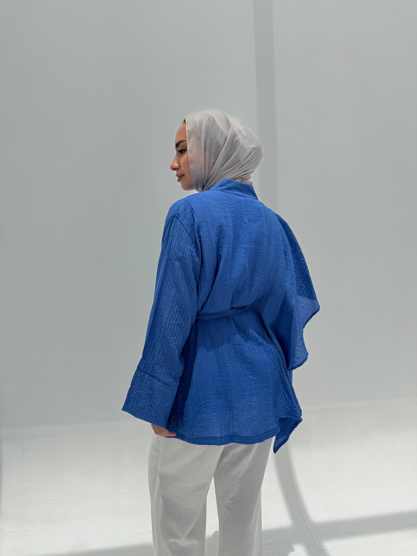 Wavy Blouse - Blue