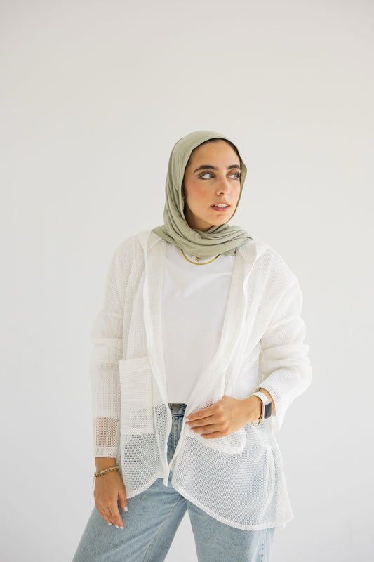 Cloudlight Mesh Jacket - White