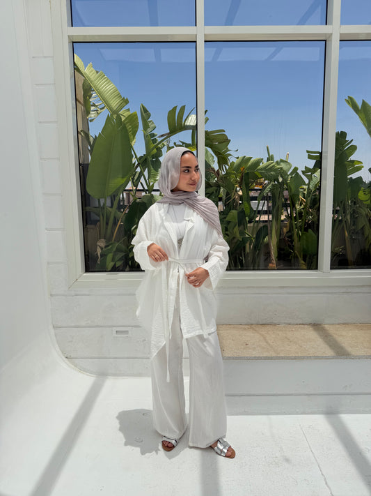 Wavy Blouse - White