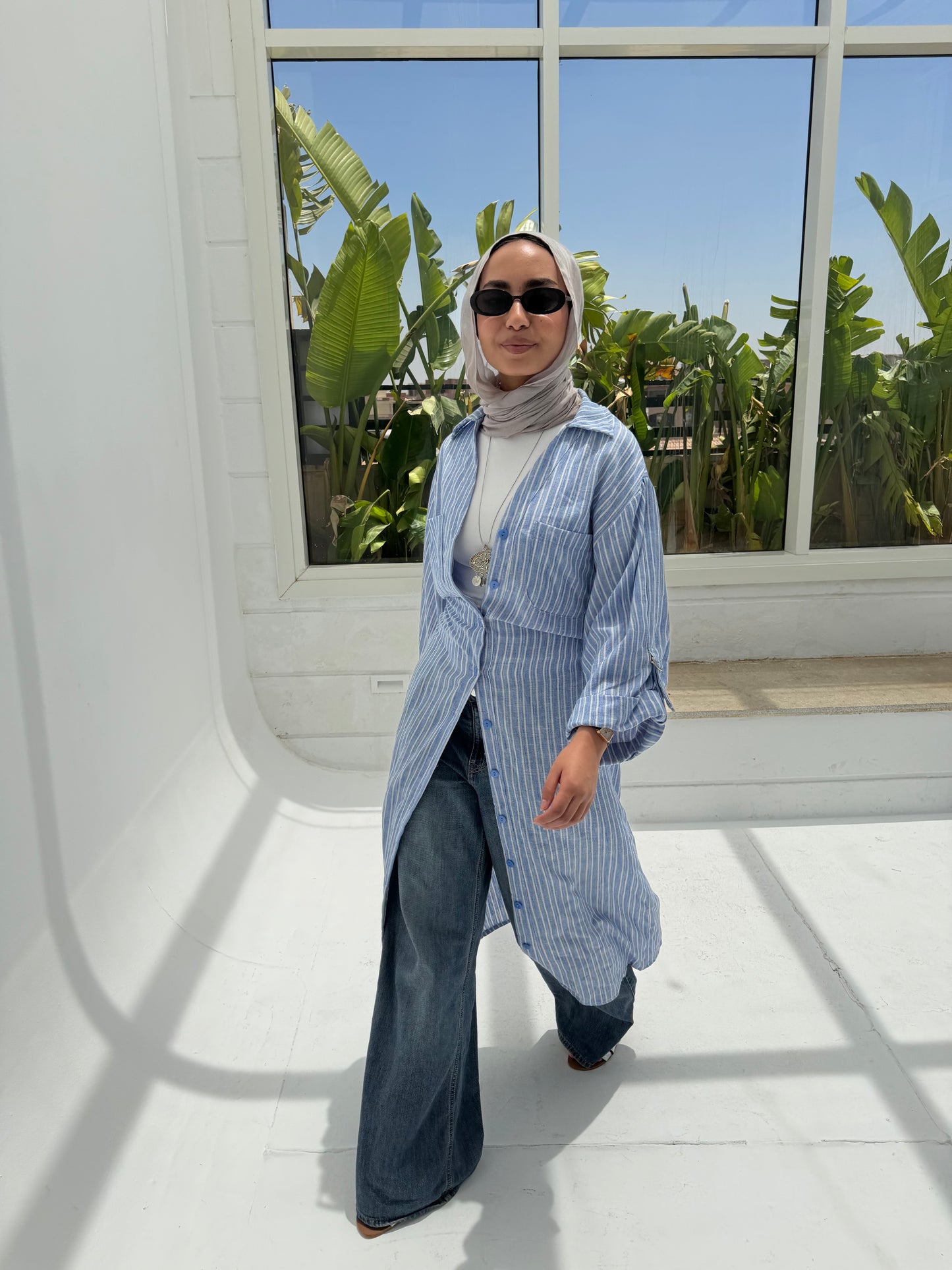 Timeless Striped Shirt  - Blue