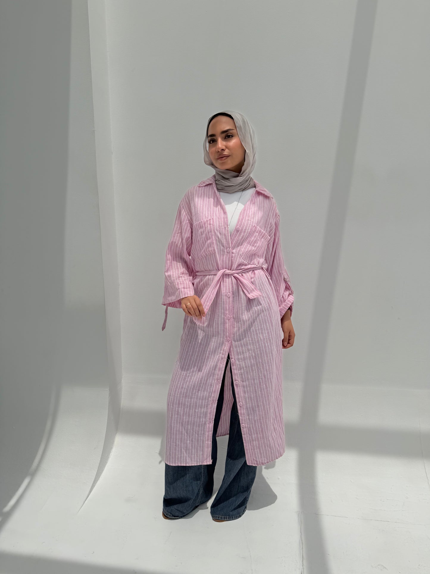 Timeless Striped Shirt  - Pink