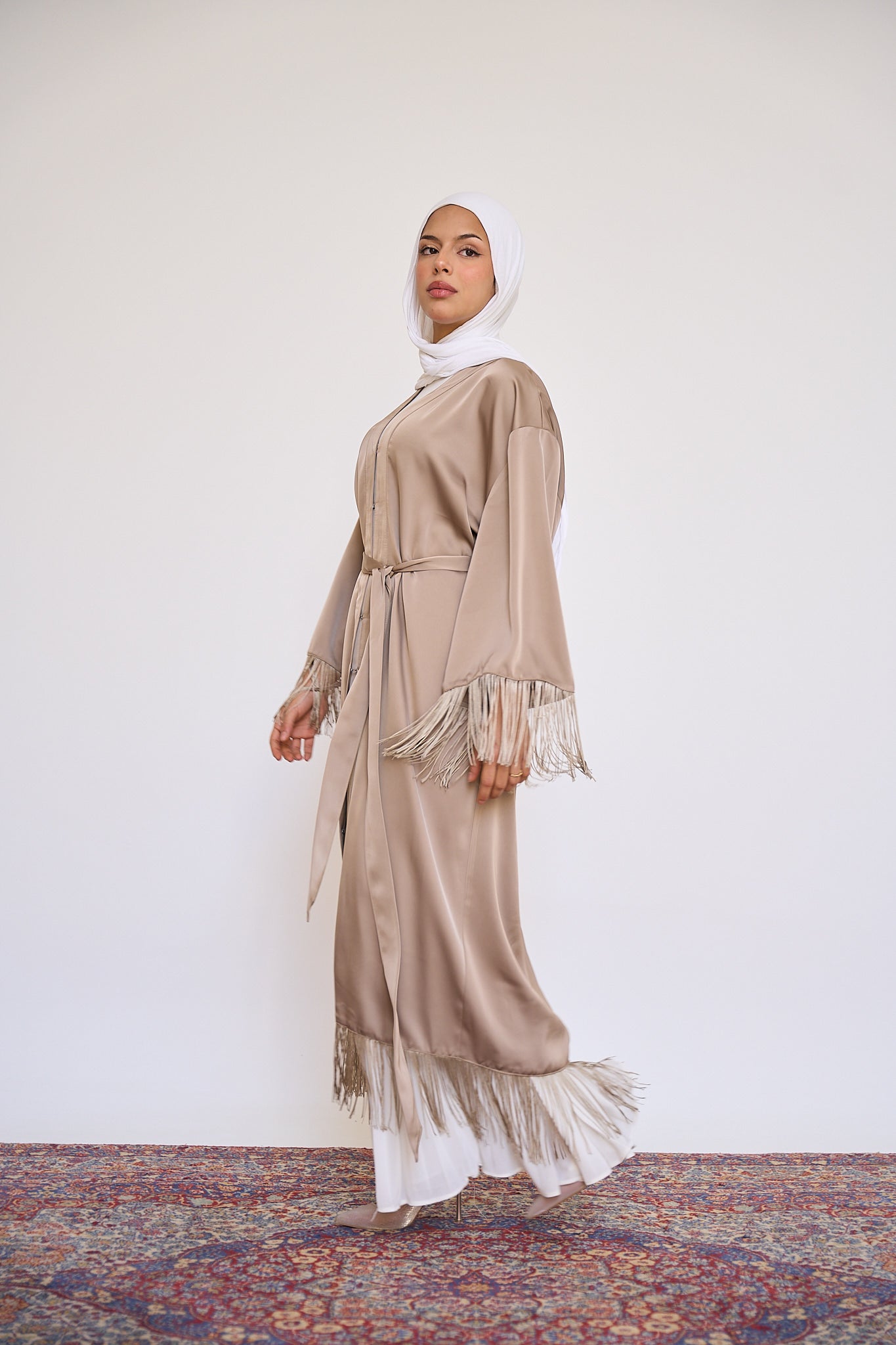 Tassel Abaya - Gold