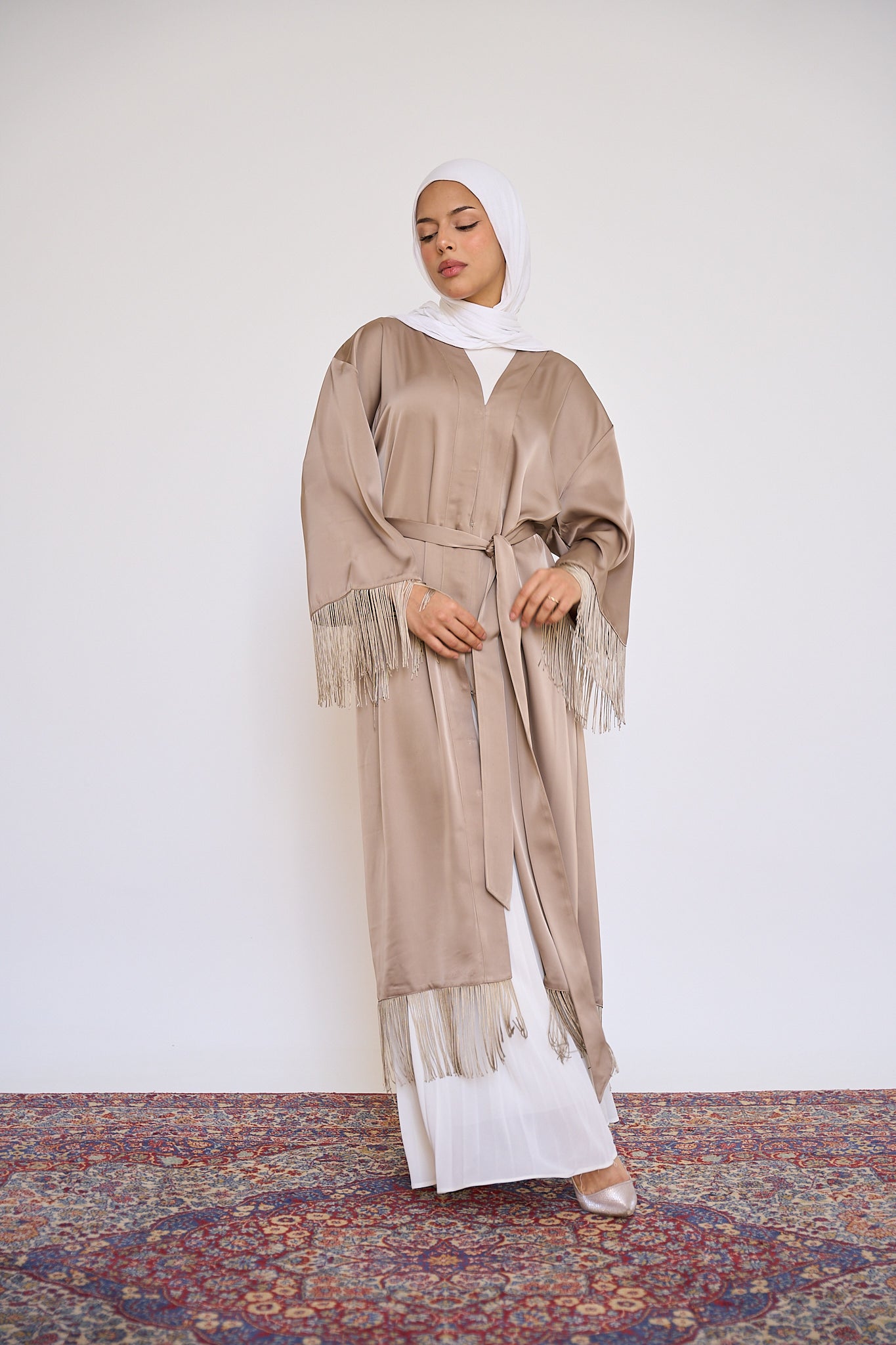 Tassel Abaya - Gold