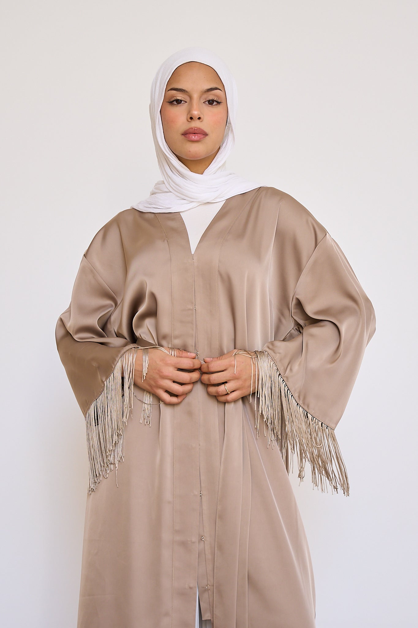 Tassel Abaya - Gold