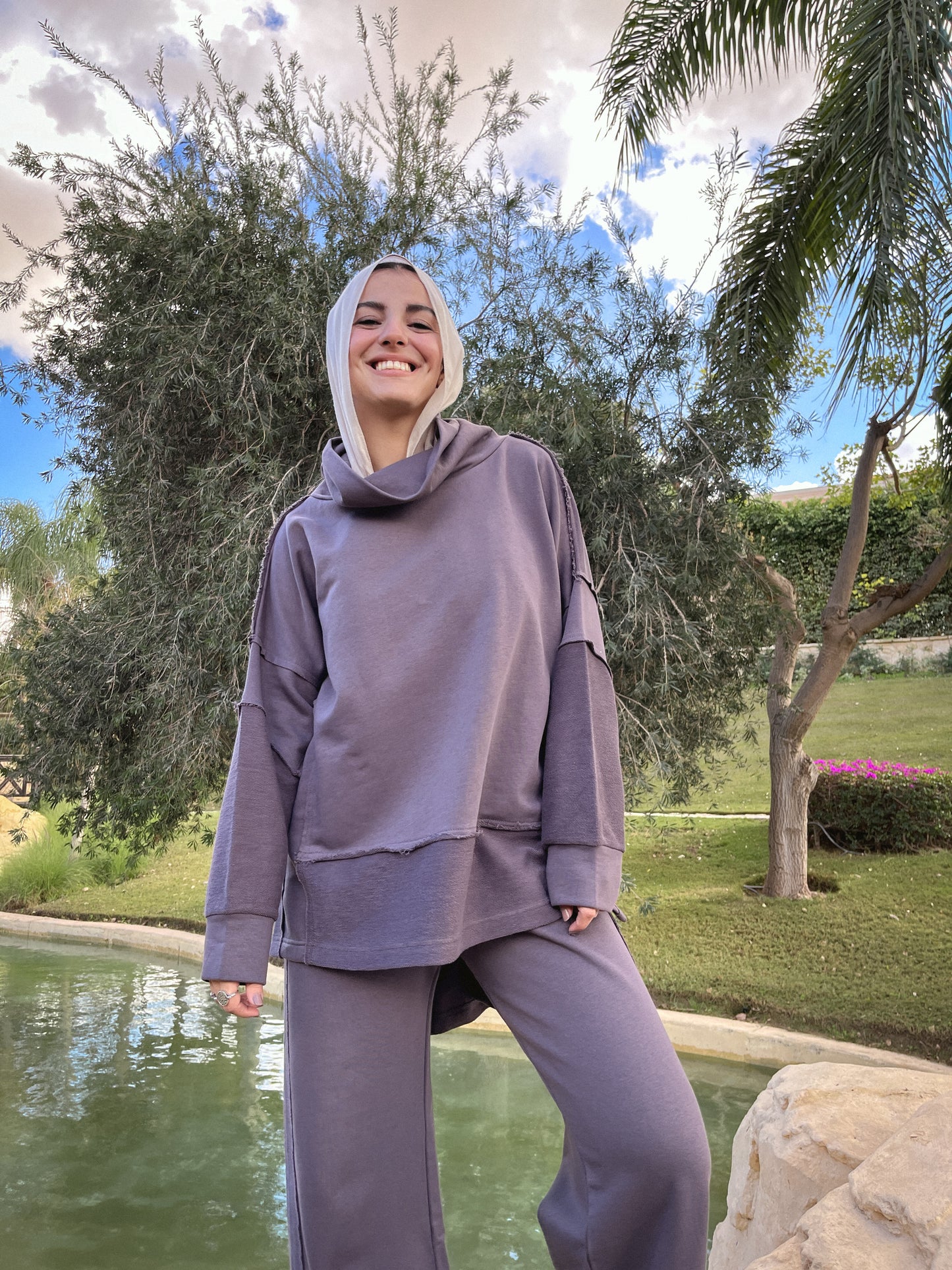 Tranquility Top - Dark Grey