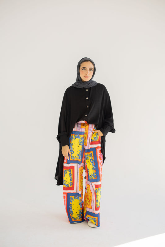 Citrine Silk Pants