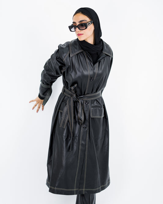 Ashley Coat - Matte Black