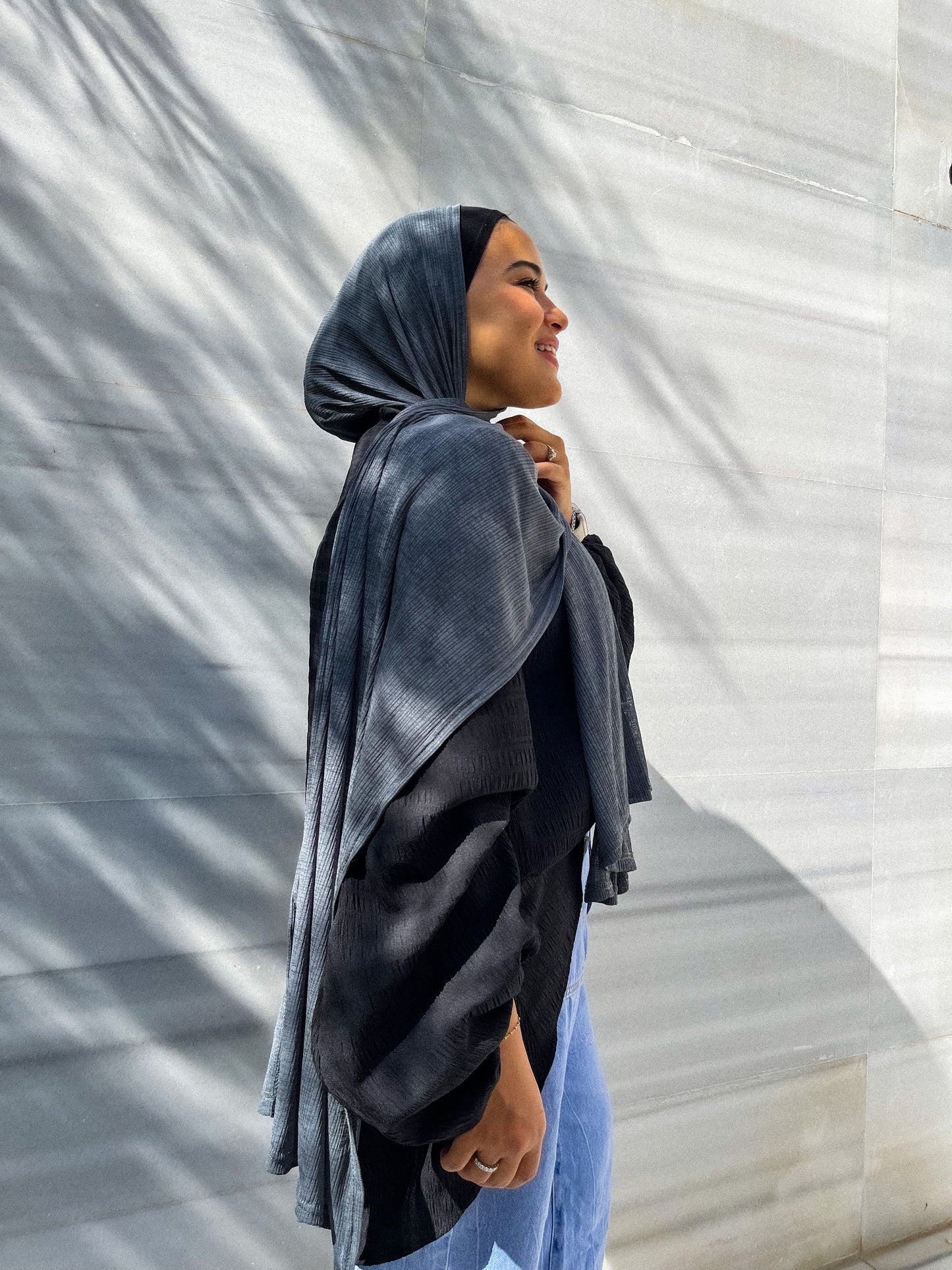 Comfort Cotton Scarf - Dark Grey