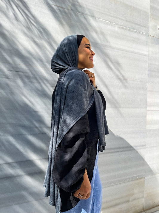 Comfort Cotton Scarf - Dark Grey